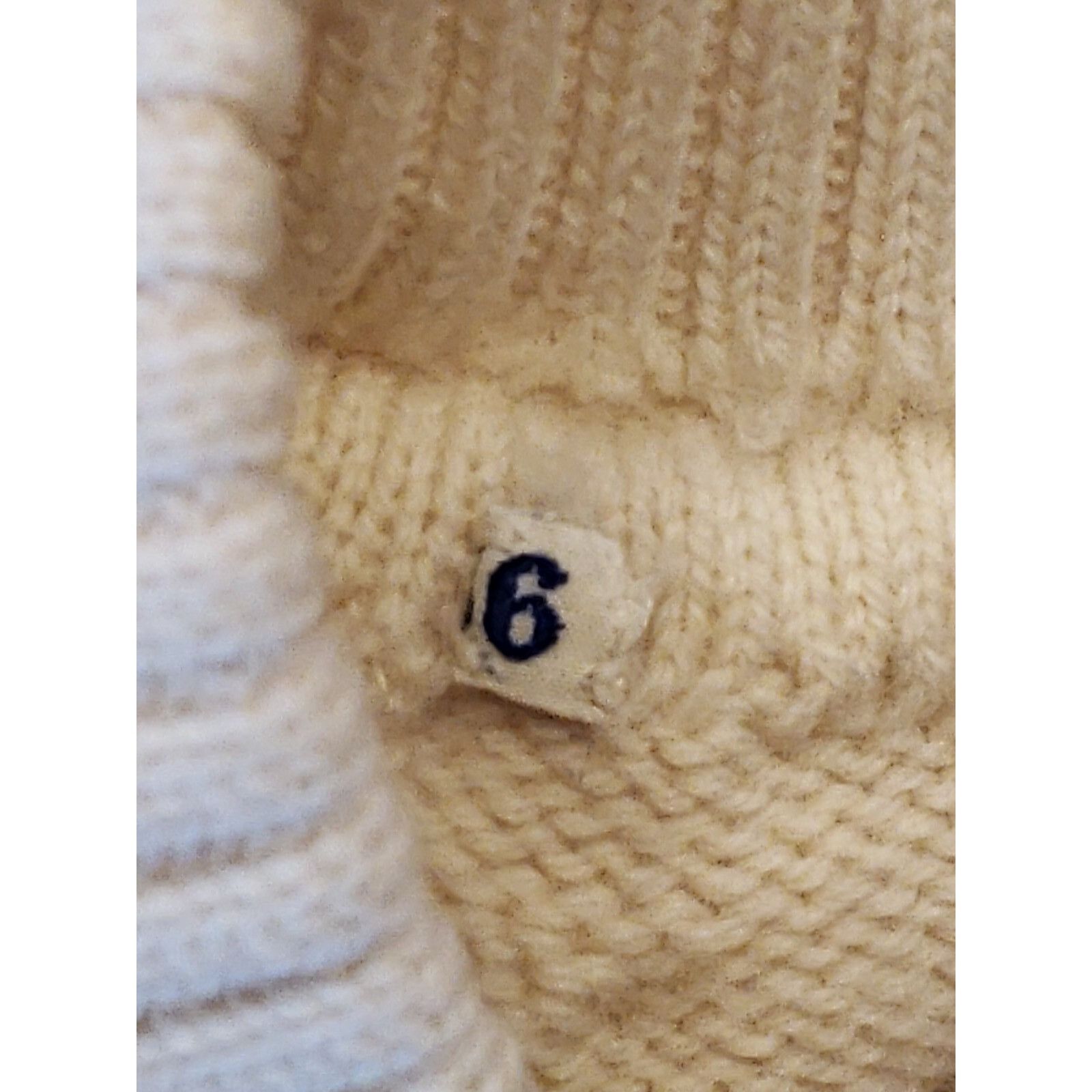 Other Vtg Ski Sweater Wool Cable Knit Pullover Italy Mens XS Ivory Size US XXS / EU 40 - 8 Thumbnail