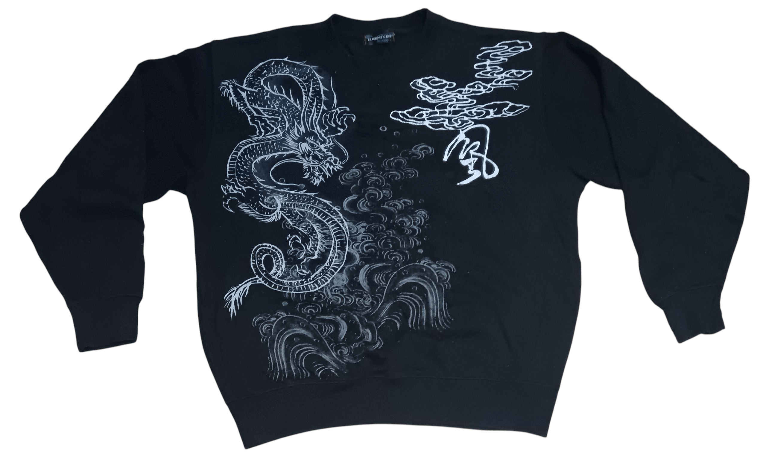 Japanese Brand EASTERN ICONOGRAFY BEAUMONT CARR DRAGON SWEATER Size US L / EU 52-54 / 3 - 1 Thumbnail