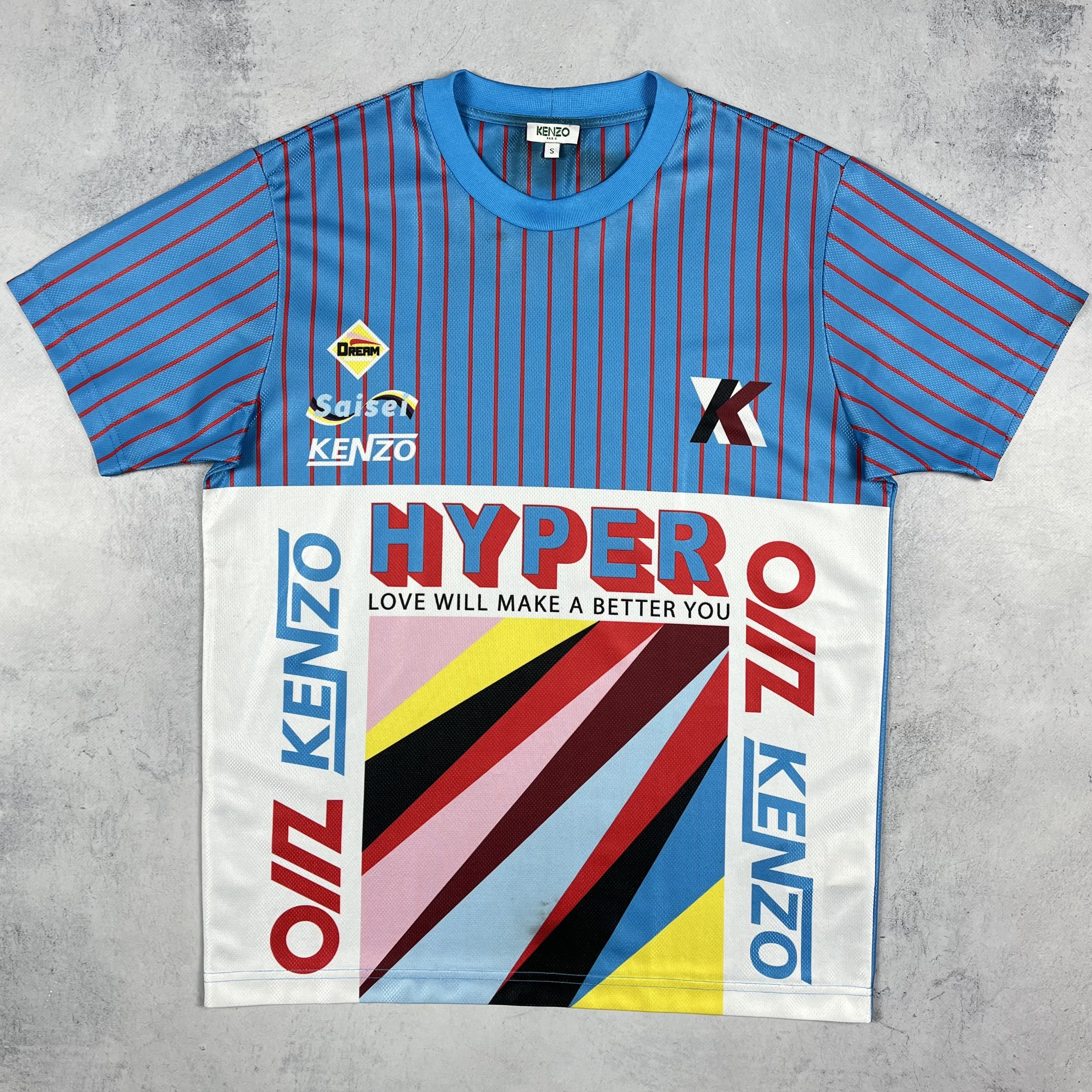 Kenzo Kenzo Stripped “Love Will Make A Better You” Jersey Shirt Size US S / EU 44-46 / 1 - 2 Thumbnail