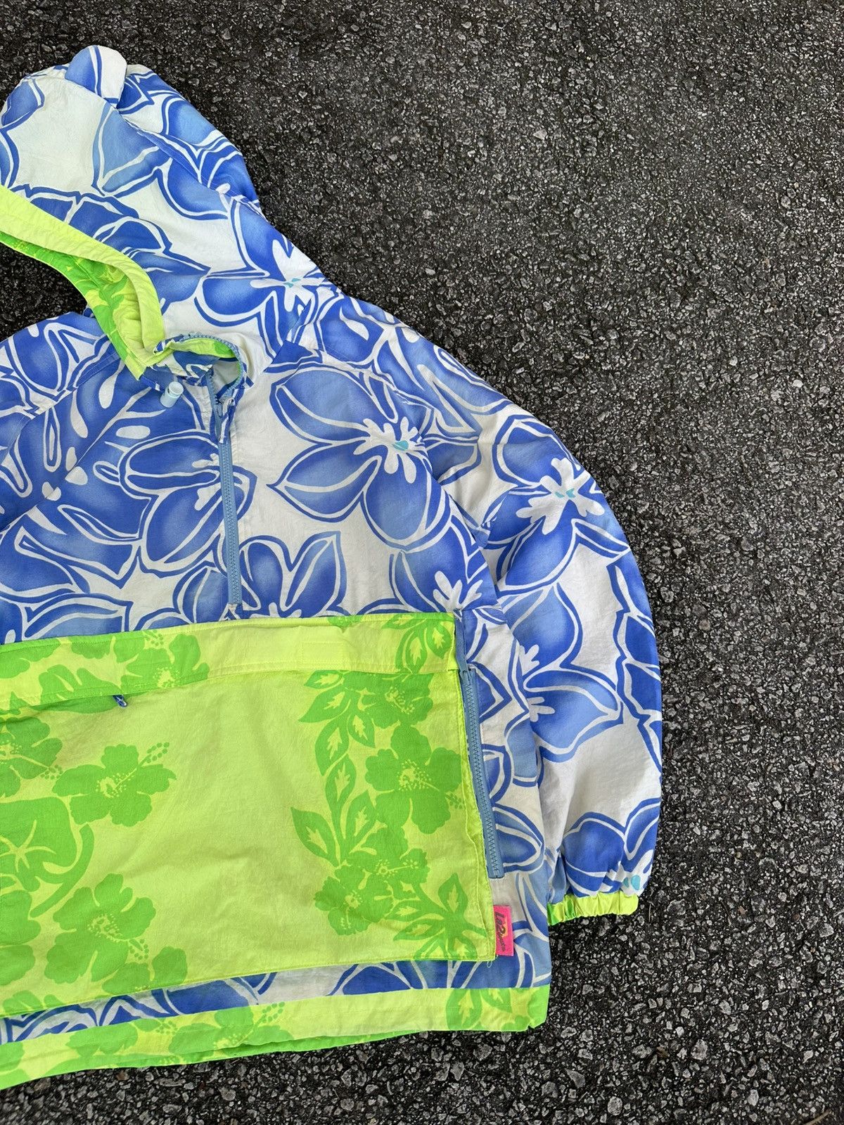 Vintage 👹Vintage La2 Deux Aloha Hibiscus Pullover Jacket Size US L / EU 52-54 / 3 - 7 Thumbnail