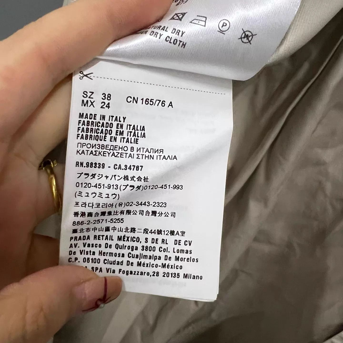 Miu Miu MIU MIU single-breasted hooded coat 38 new jc611062 Size XS / US 0-2 / IT 36-38 - 3 Thumbnail