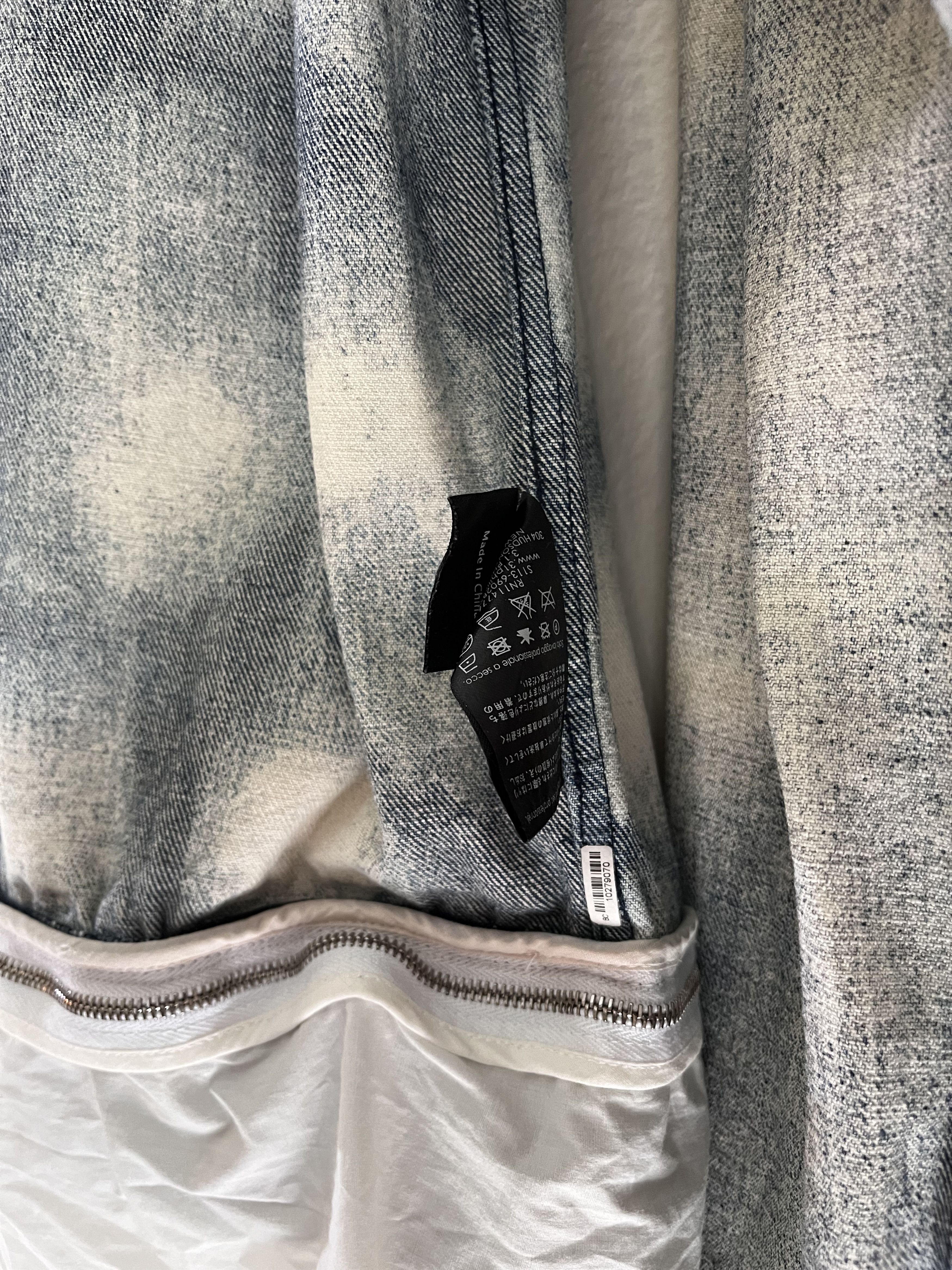 3.1 Phillip Lim 3.1 PHILLIP LIM BLEACHED DENIM BOMBER REMOVABLE POPLIN Size US S / EU 44-46 / 1 - 15 Thumbnail