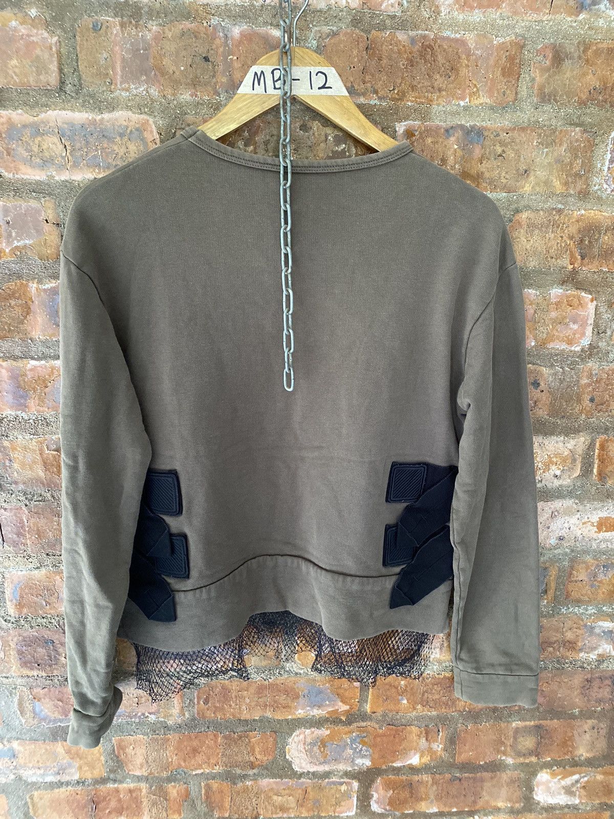 N21 2000s N21 Bondage hem Mesh sweatshirt Size M / US 6-8 / IT 42-44 - 9 Thumbnail