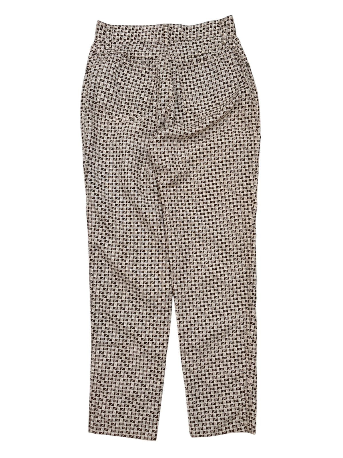 Fendi Vintage Zucca Monogram Pants Size 28" / US 6 / IT 42 - 4 Thumbnail