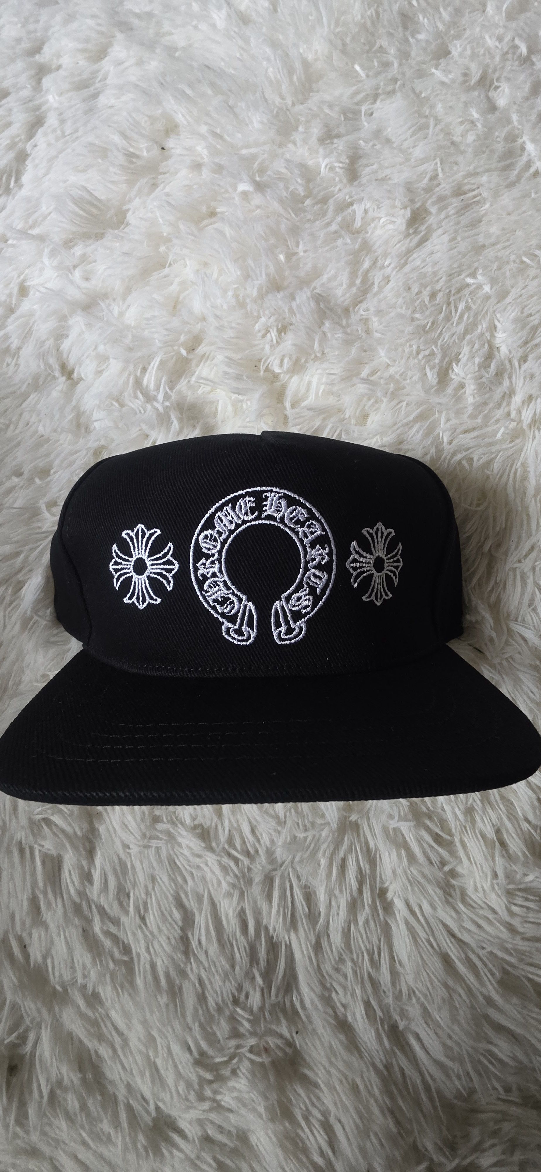 Chrome Hearts Denim Horseshoe Baseball Cap Size ONE SIZE - 1 Thumbnail