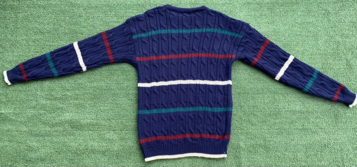 John Ashford Vintage 90’s John Ashford Striped 100% Wool Sweater Medium Size US M / EU 48-50 / 2 - 7 Thumbnail