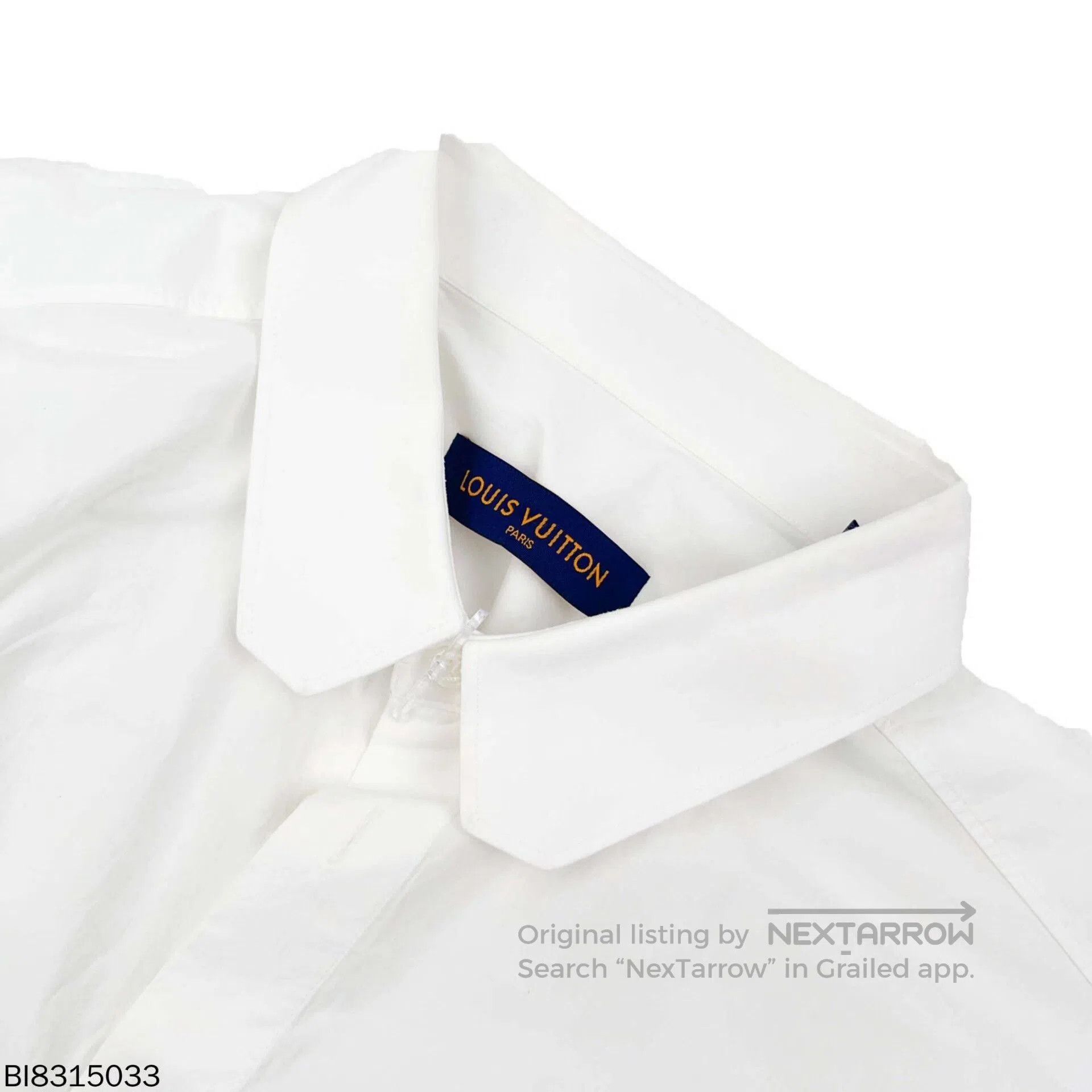 Louis Vuitton louis vuitton white short sleeve shirt XXL. Size US XXL / EU 58 / 5 - 3 Thumbnail