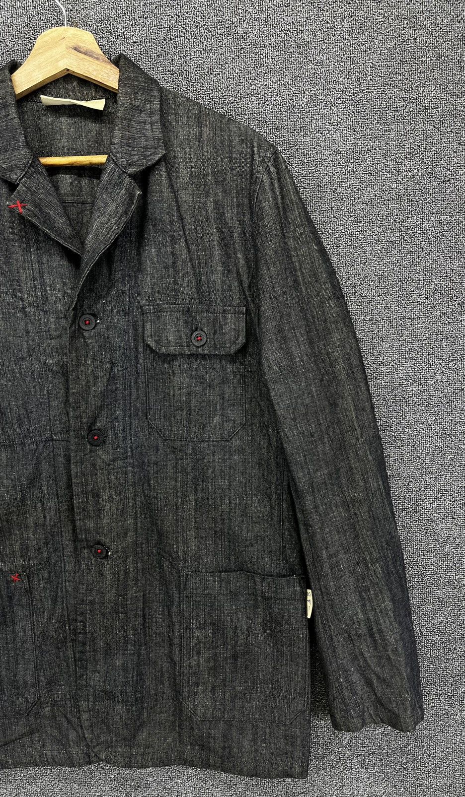 Japanese Brand Vintage Tess Japanese Denim Jeans Chore Jacket Size US M / EU 48-50 / 2 - 4 Thumbnail
