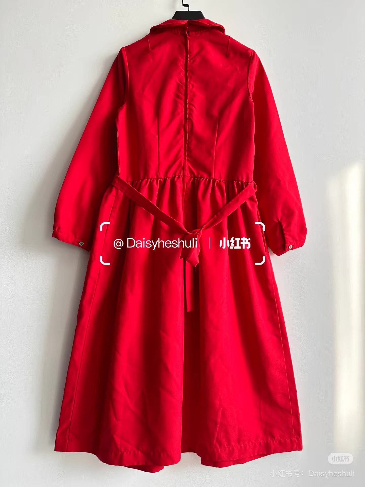Comme des Garcons CDG Girl Comme des Garçons Red Lace Trim Dress Ｑ24 Size S / US 4 / IT 40 - 2 Thumbnail