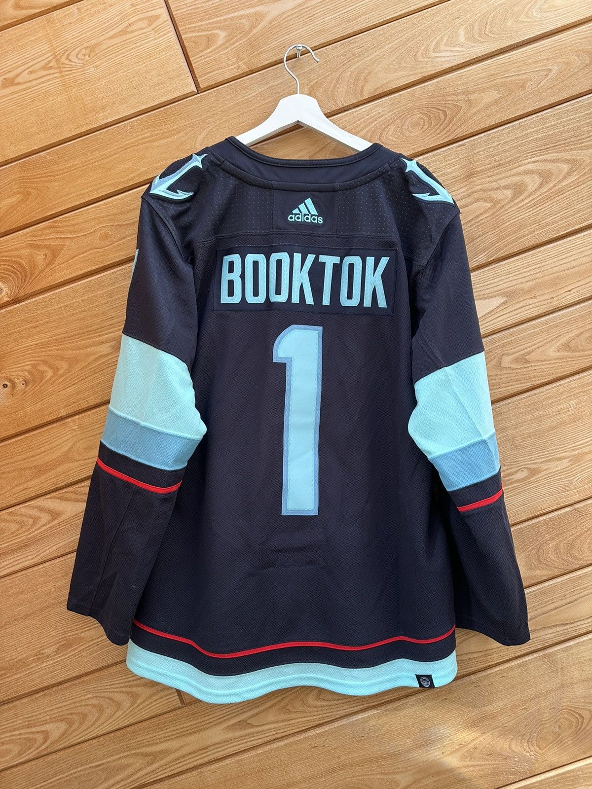 NHL Jersey Adidas NHL Kraken BOOKTOK 1 Size US L / EU 52-54 / 3 - 12 Thumbnail