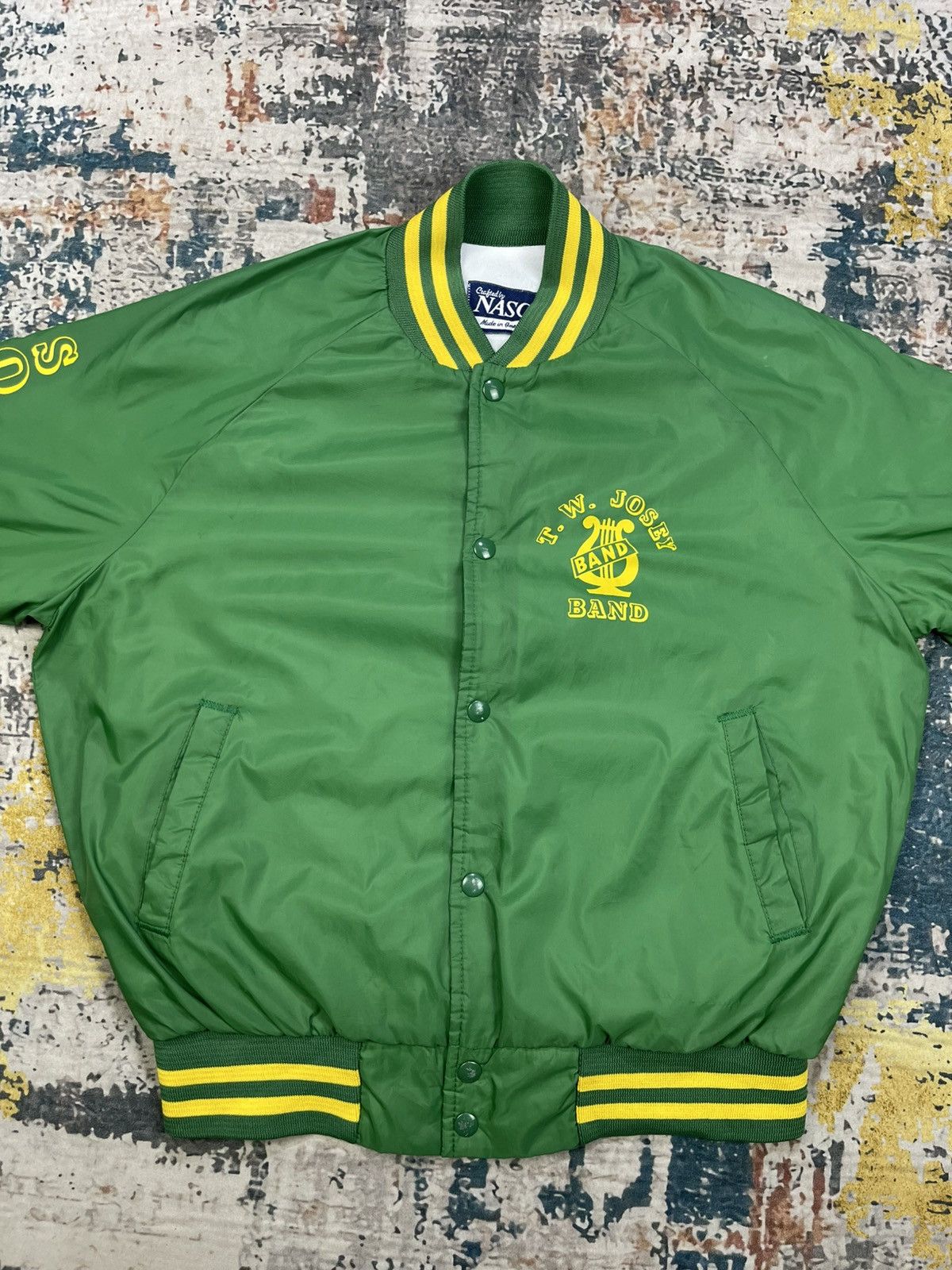 Vintage Vtg Nasco HBCU Sonic Boom Varsity Jacket Size US M / EU 48-50 / 2 - 2 Thumbnail