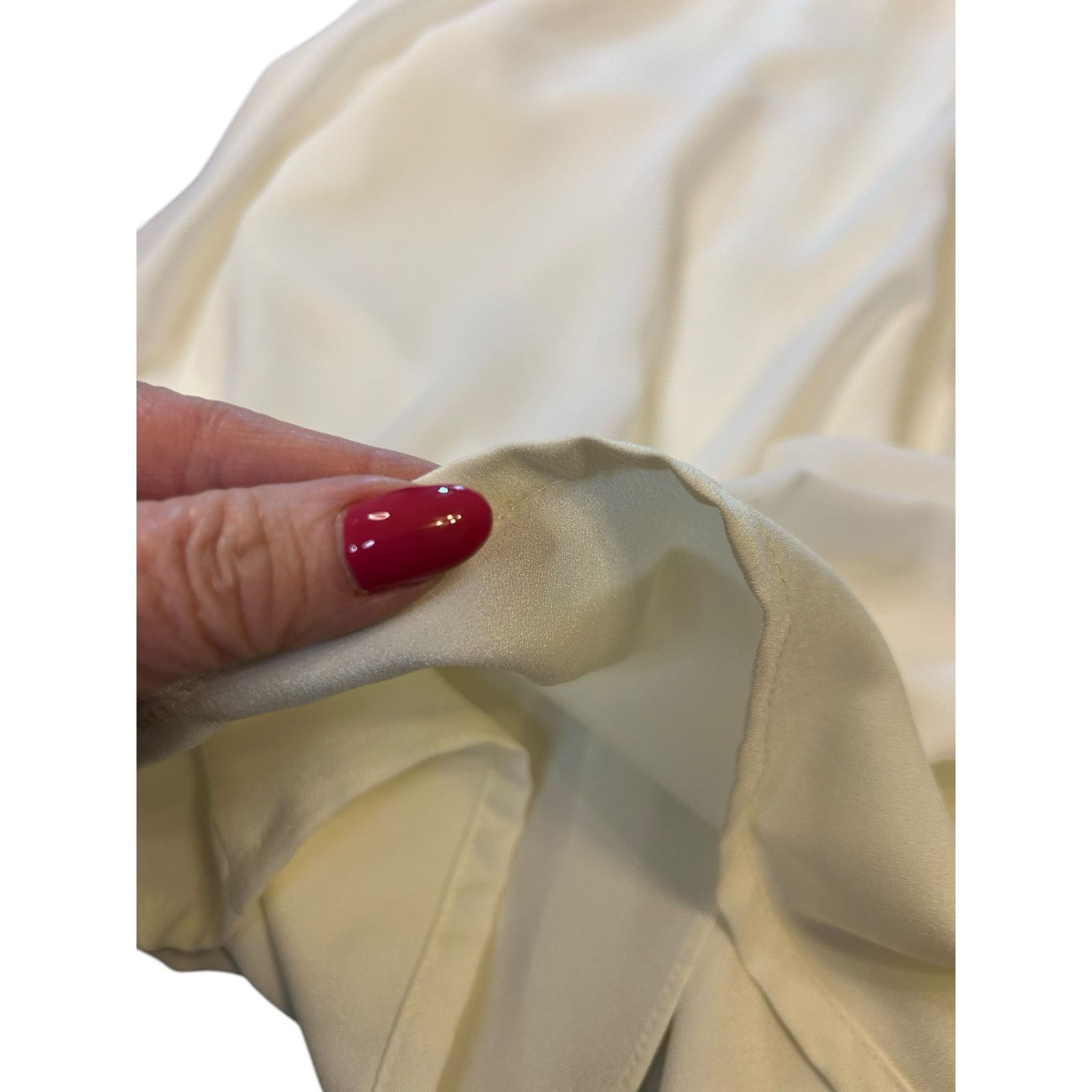 Halston Heritage Halston Heritage Strapless Tie Front Gown in Chalk - Size 4 Size S / US 4 / IT 40 - 8 Thumbnail