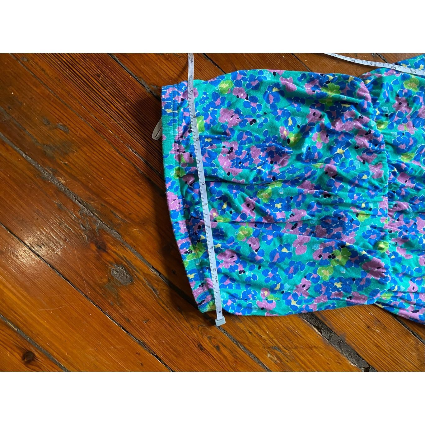 Lilly Pulitzer Lilly Pulitzer Strapless Short Dress, Blue Pink Green Floral Size XS / US 0-2 / IT 36-38 - 9 Thumbnail