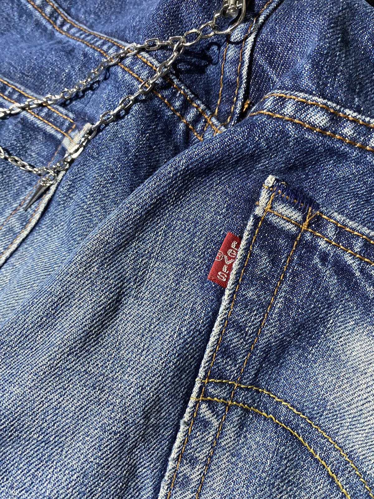 Japanese Brand × Levi's × Levi's Vintage Clothing Levis 504 Baggy Flared Denim Pants Size US 33 - 10 Thumbnail