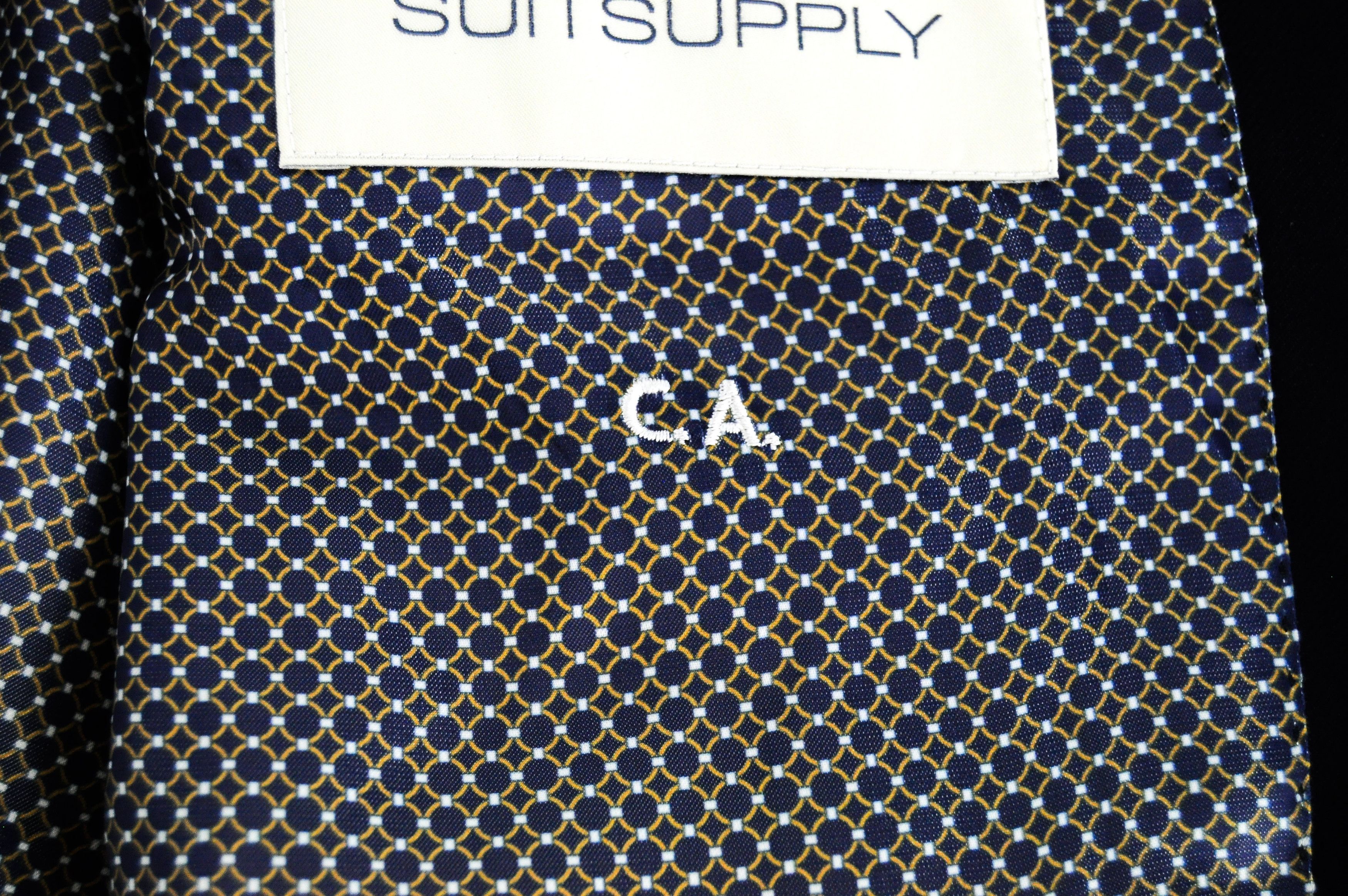 Suitsupply LA SPALLA UK40R Wool Dark Navy Lined Blazer 54902 Size 40R - 9 Thumbnail