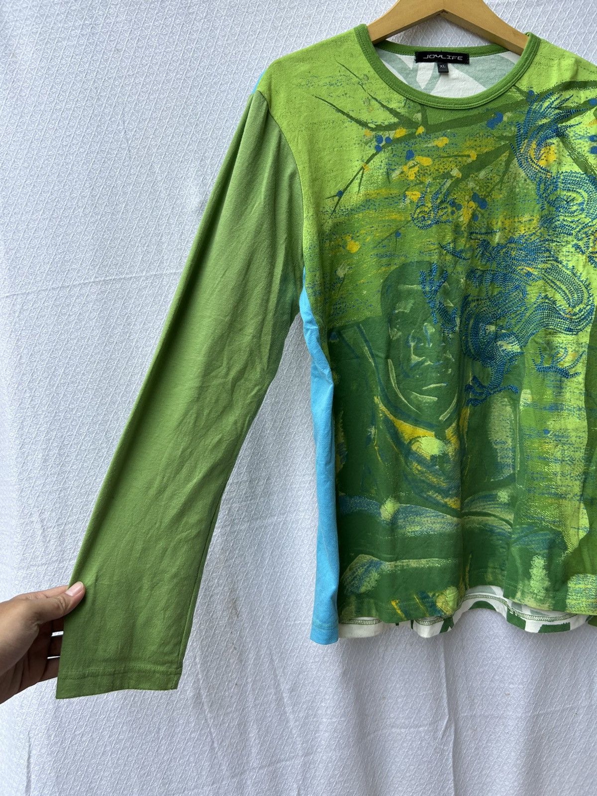 Japanese Brand JOYLIFE Japanese sukajan t shirt longsleeve Size US L / EU 52-54 / 3 - 5 Thumbnail