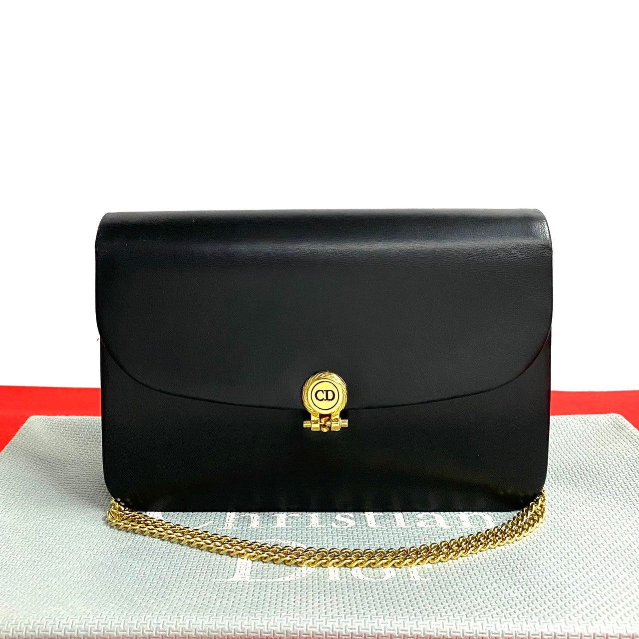 Dior Dior Shoulder Bag Black Leather Size ONE SIZE - 1 Thumbnail