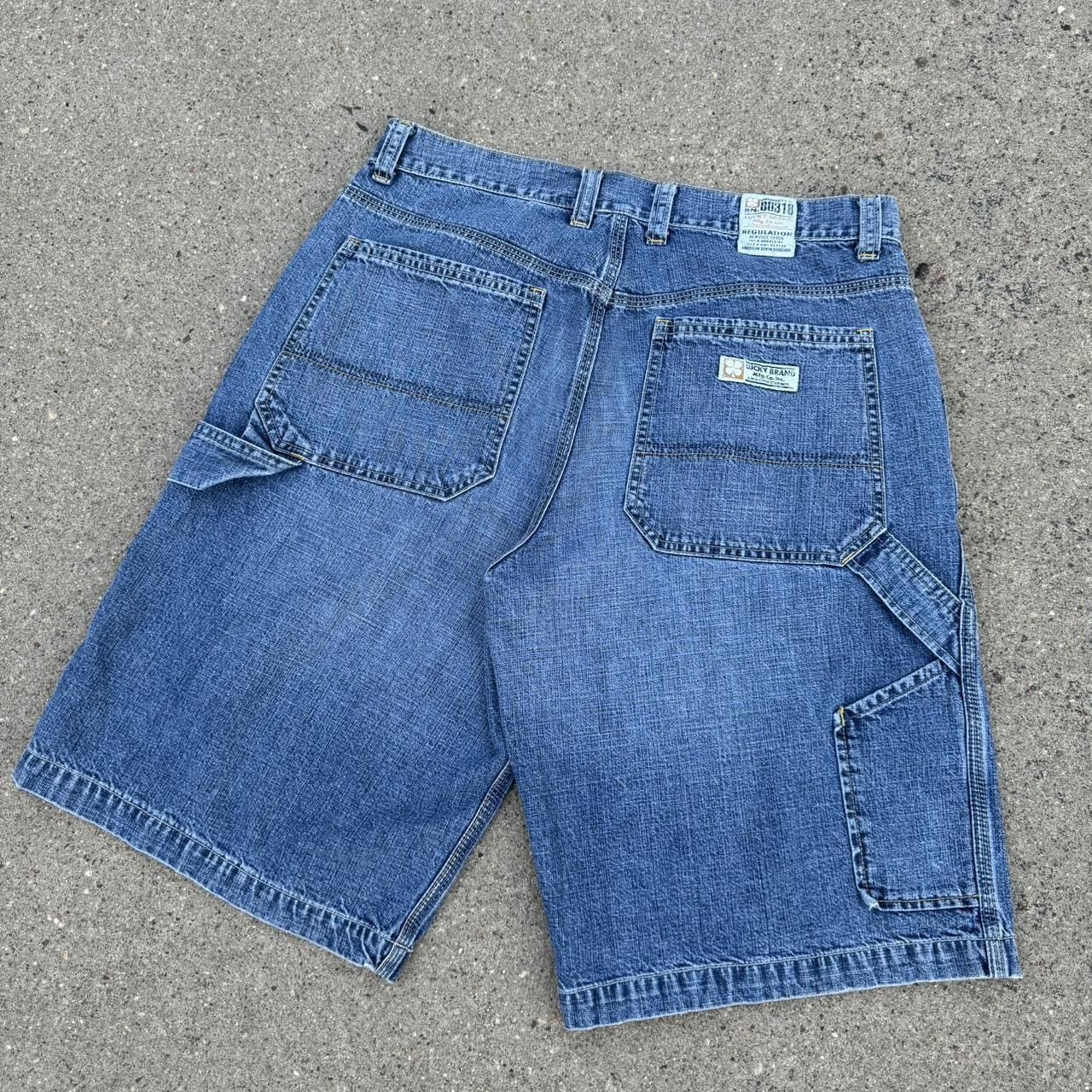 Lucky Brand × Vintage vintage jean shorts Size US 32 / EU 48 - 2 Thumbnail