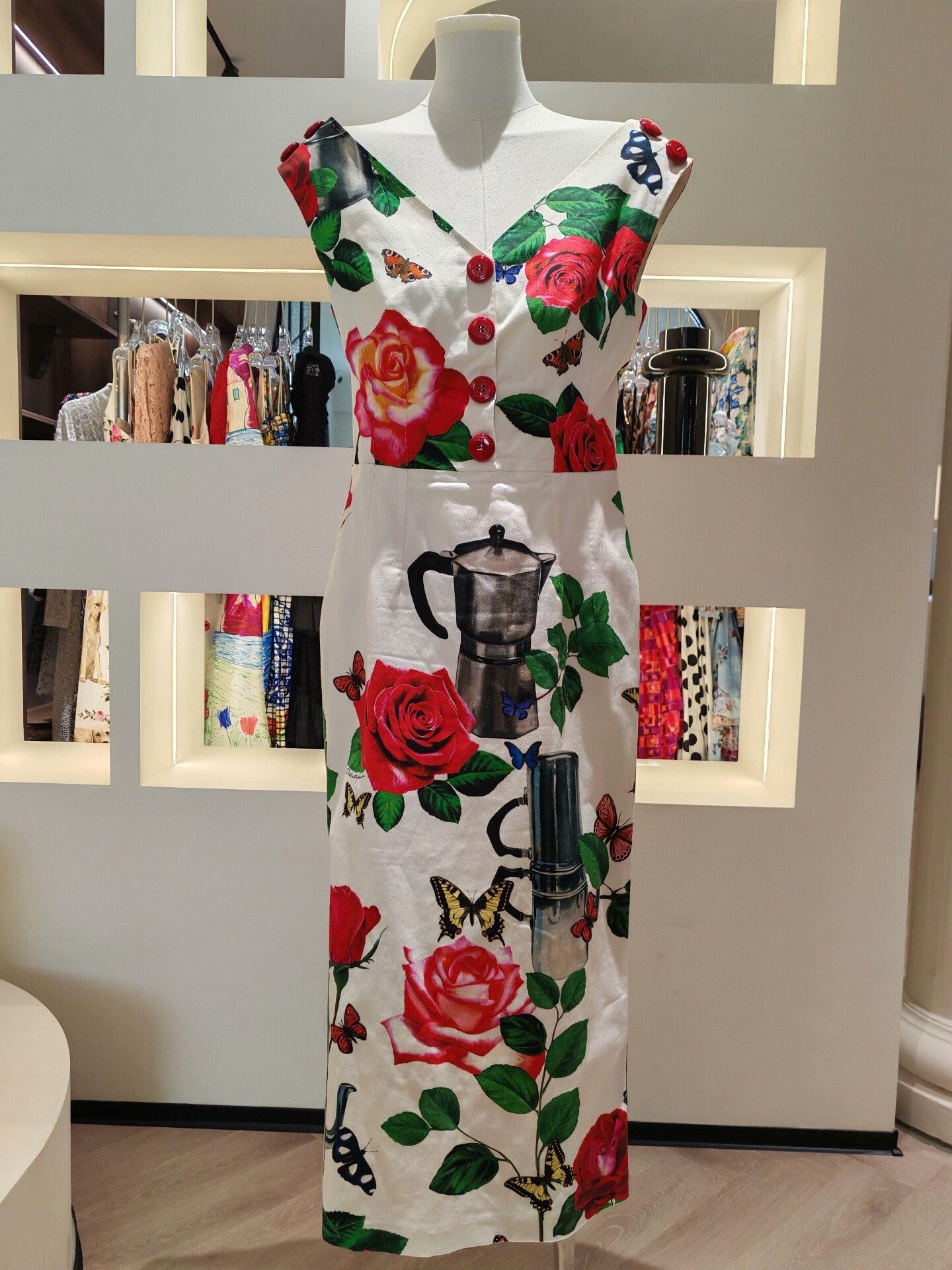 Dolce & Gabbana Dolce&Gabbana Runway Print Dress Size M / US 6-8 / IT 42-44 - 1 Thumbnail