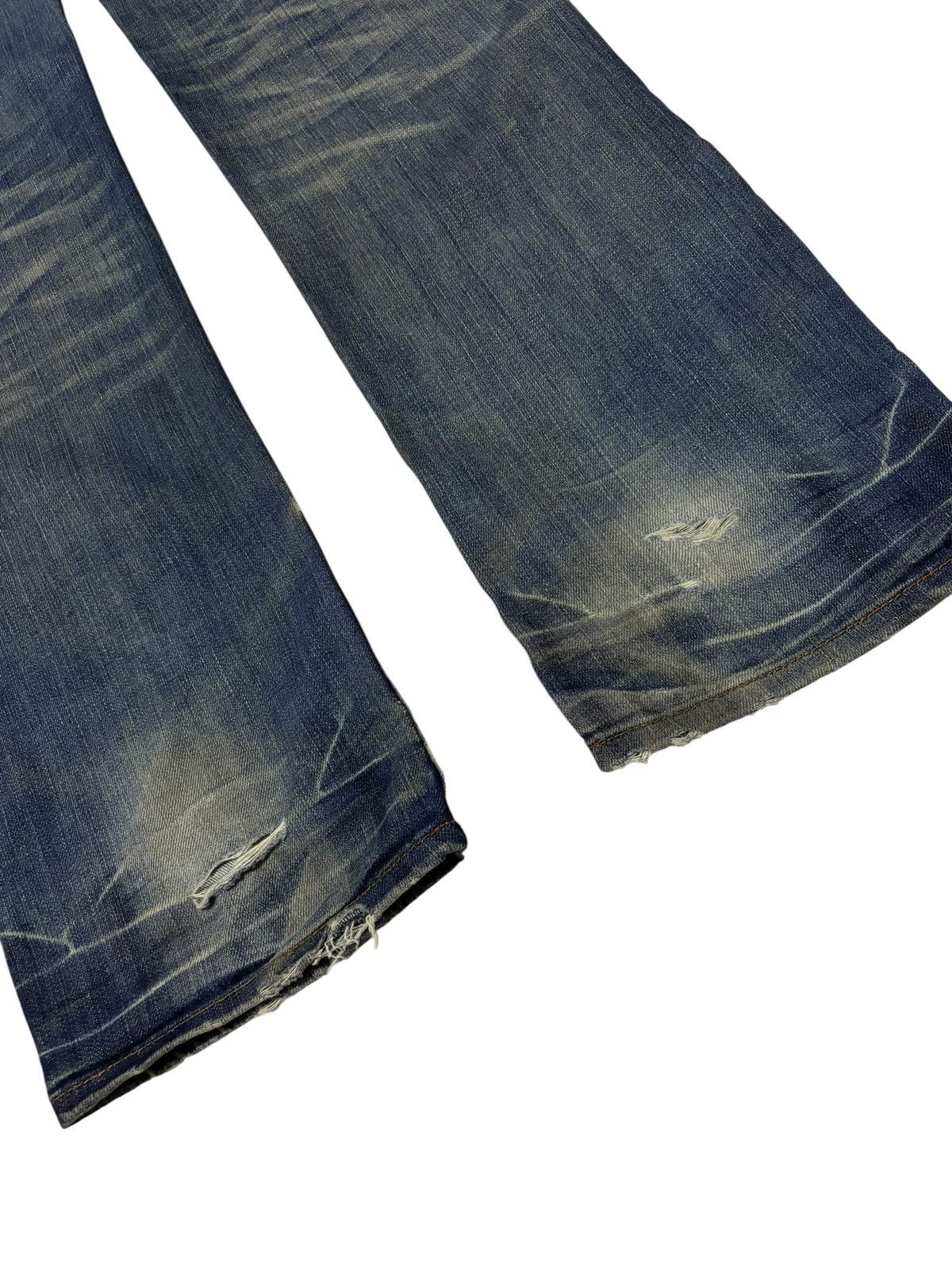Japanese Brand Vtg Bobson Japan Mud Washed Distressed Jeans Size US 28 / EU 44 - 5 Thumbnail