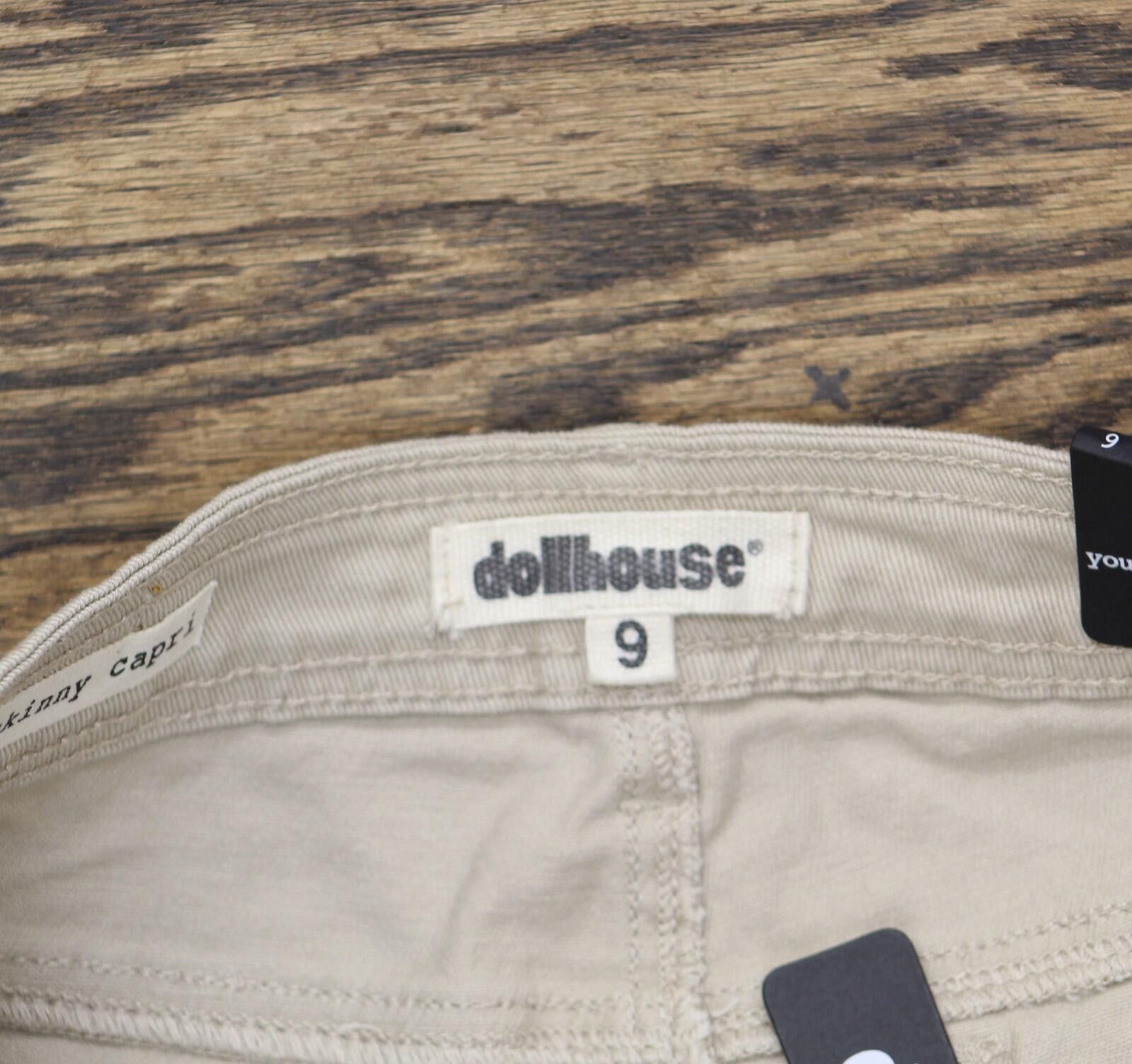 Other Nwt Dollhouse Wash Cropped Skinny Jeans Beige Brown 9 Size 30" / US 8 / IT 44 - 6 Thumbnail