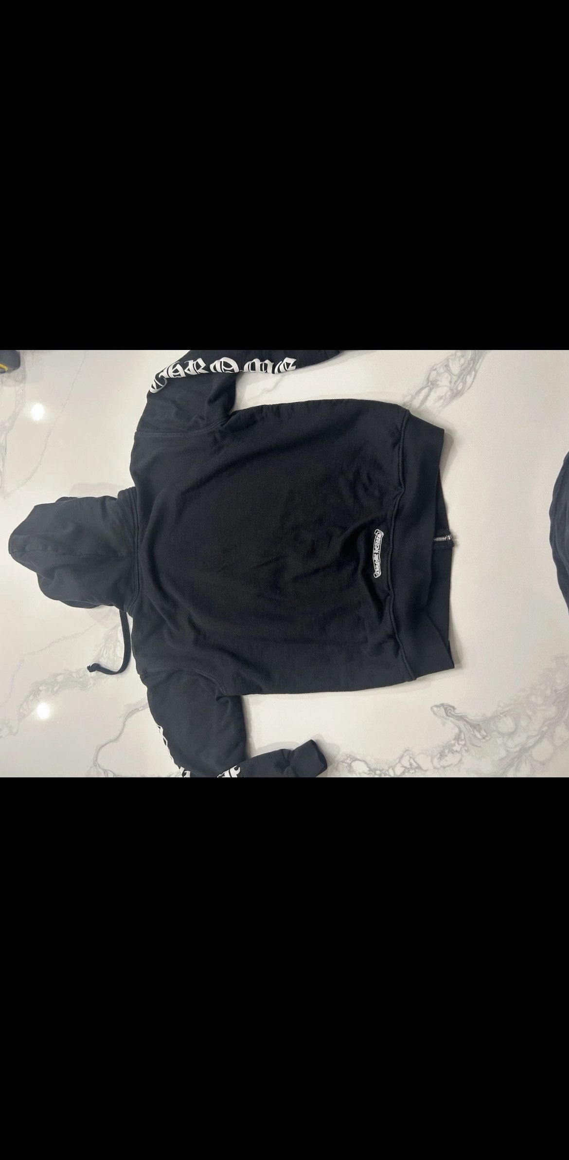 Chrome Hearts Chrome Hearts Vertical Logo Zip Up Hoodie Black Size US M / EU 48-50 / 2 - 9 Thumbnail