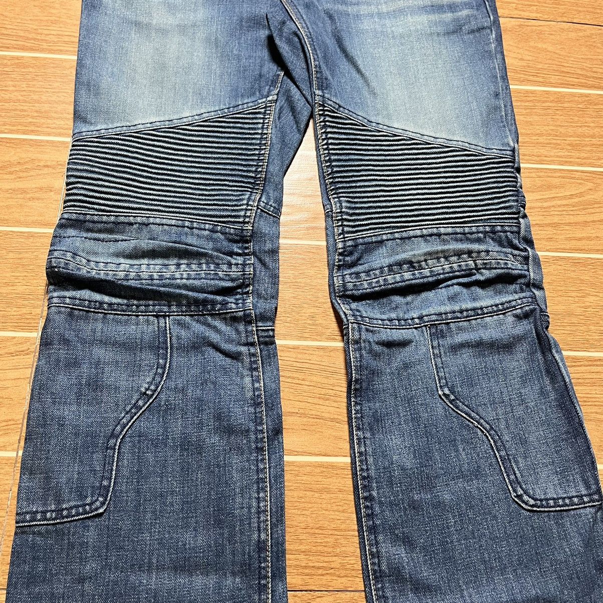 Maison MIHARA YASUHIRO Archive Miharayasuhiro Biker Denim Jeans Size US 32 / EU 48 - 4 Thumbnail