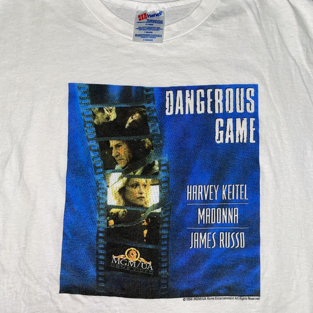 VINTAGE 90S DANGEROUS GAME MOVIE T-SHIRT