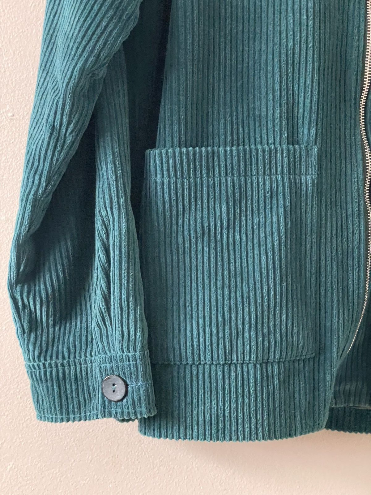 Other Piilgrim Teal Wide Wale Corduroy Zip-Up Jacket Size US S / EU 44-46 / 1 - 3 Thumbnail