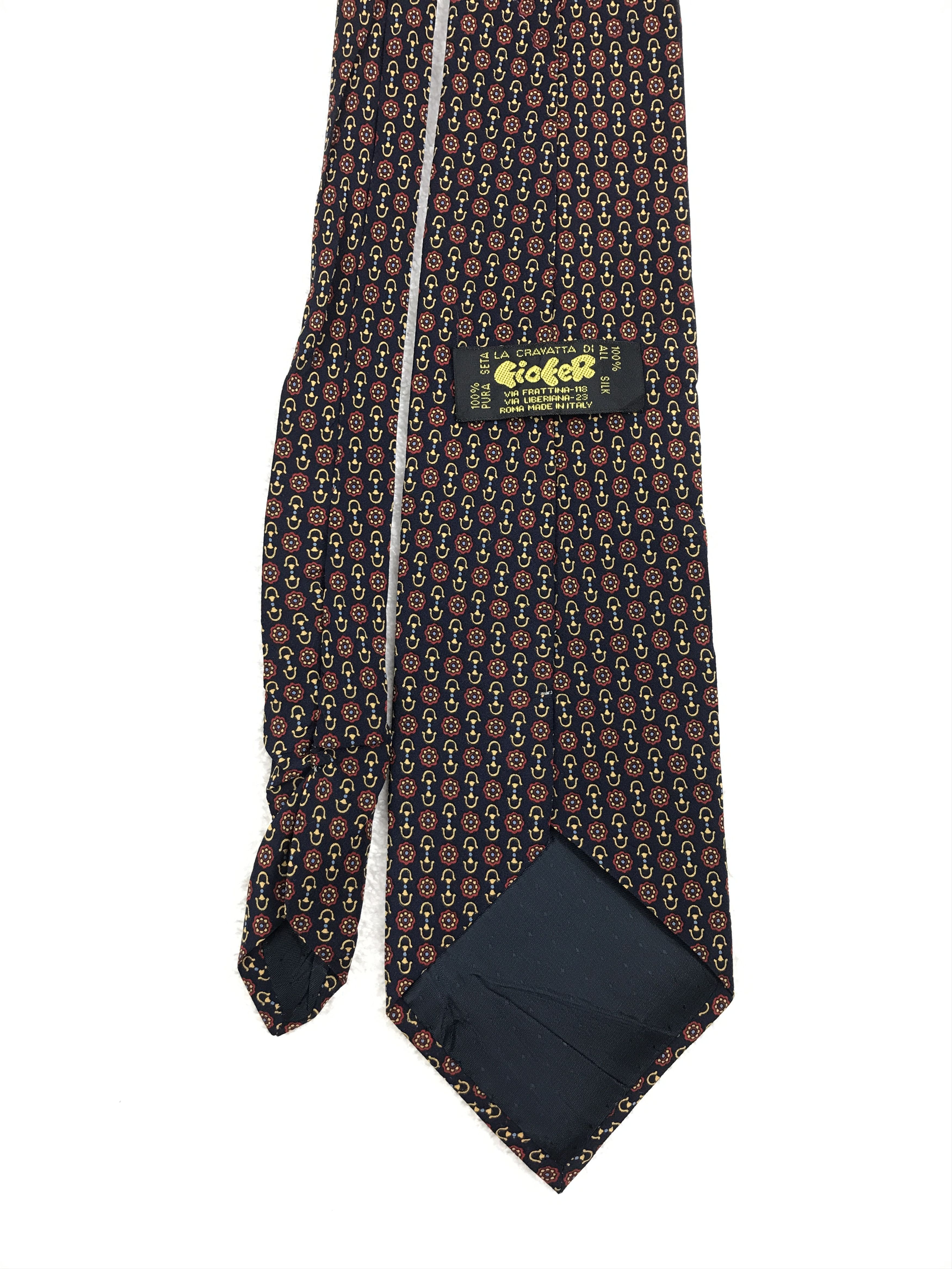 Vintage Vintage Giofer Roma Silk Necktie Size ONE SIZE - 4 Thumbnail