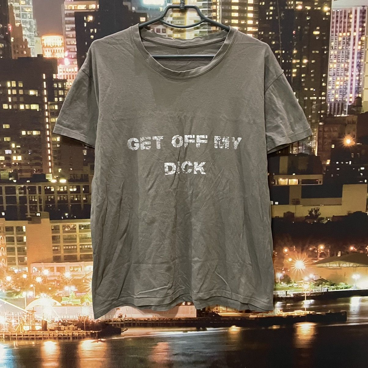 Band Tees OPIUM T SHIRT HUMOR GET OFF MY DICK PENIS FADE PORNO STAR Size US M / EU 48-50 / 2 - 1 Thumbnail