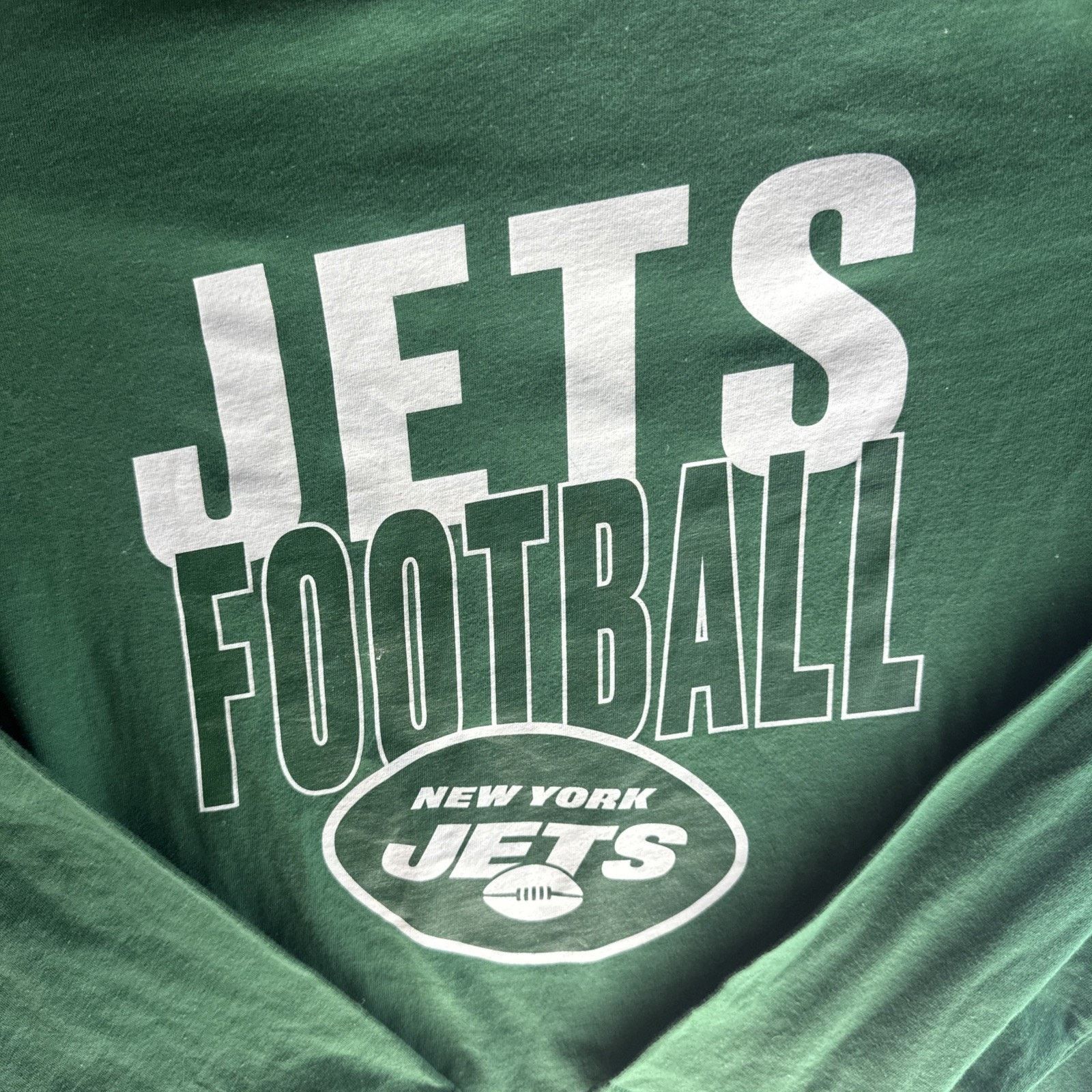 New Era NY Jets Shirt Mens XL Green Long Sleeve NFL Team Apparel New Size 30 - 2 Thumbnail