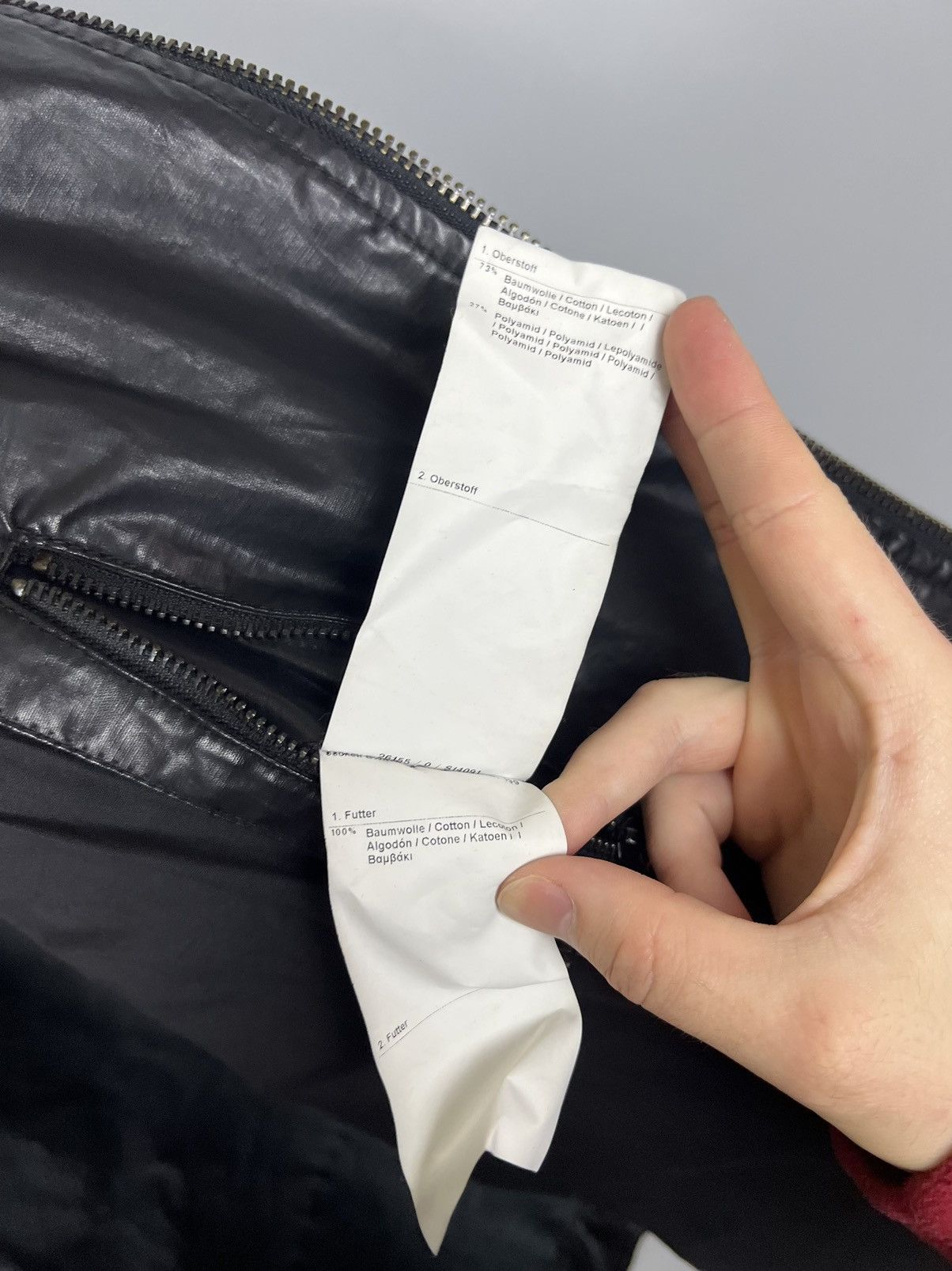 Strellson Strellson Swiss Cross mens motorcycle waxed cotton jacket Size US XL / EU 56 / 4 - 16 Thumbnail