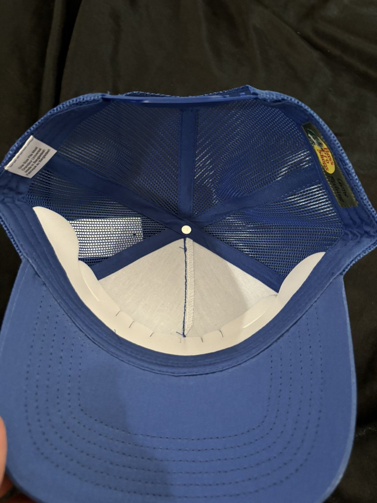 Cabelas Bass Pro Shop Trucker Hat Blue Size ONE SIZE - 3 Thumbnail