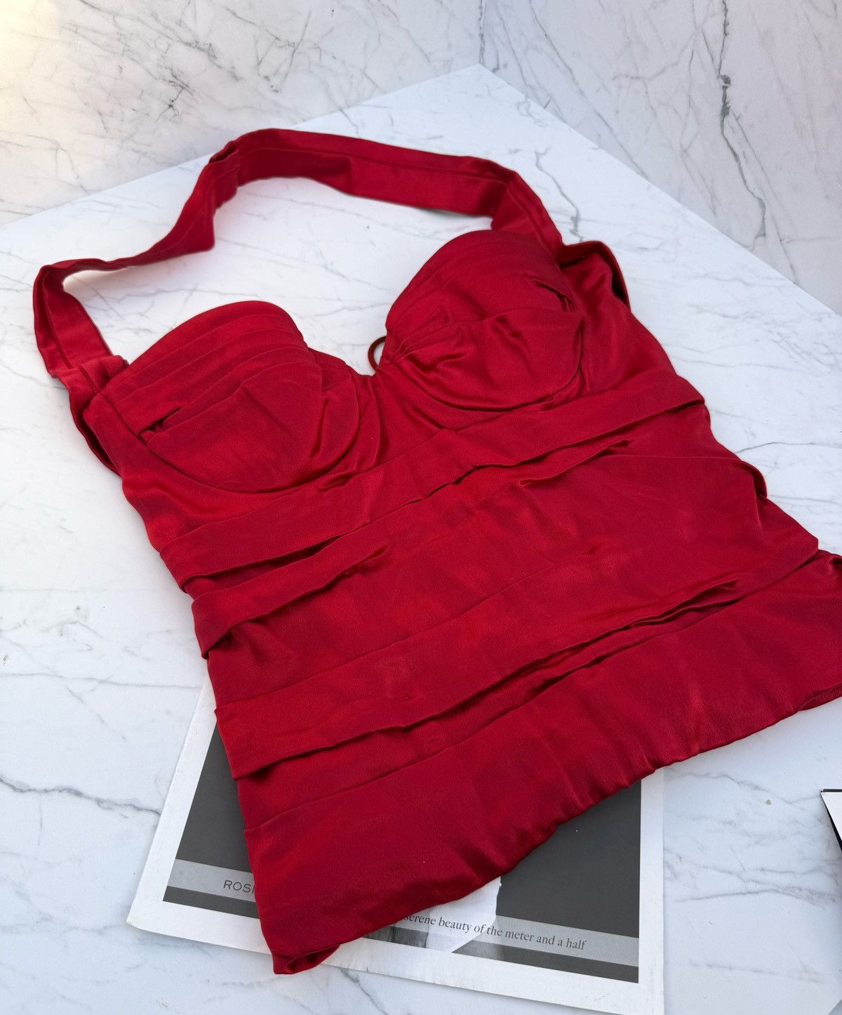 Dolce & Gabbana dolce & gabbana red top corset Size S / US 4 / IT 40 - 6 Thumbnail