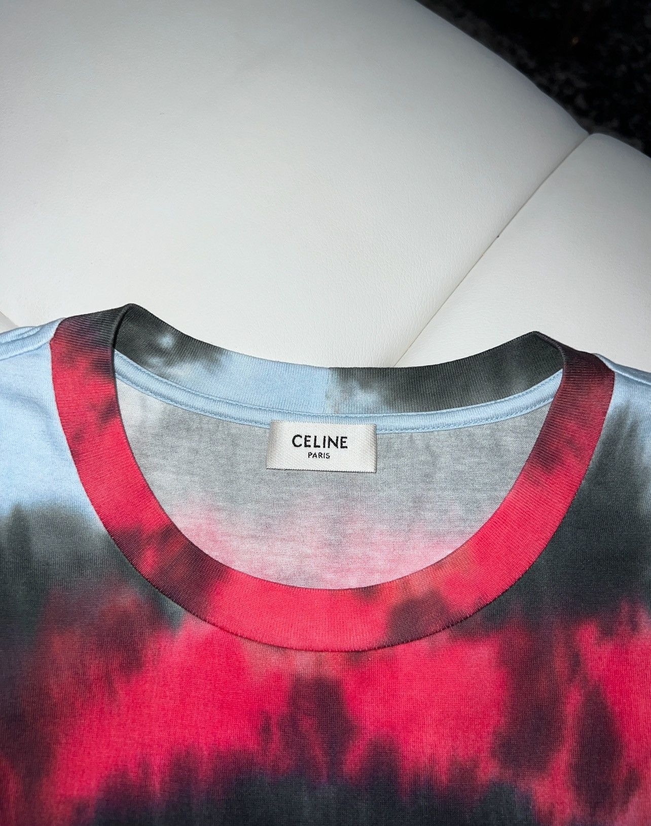 Celine Celine logo t shirt Size US S / EU 44-46 / 1 - 4 Thumbnail