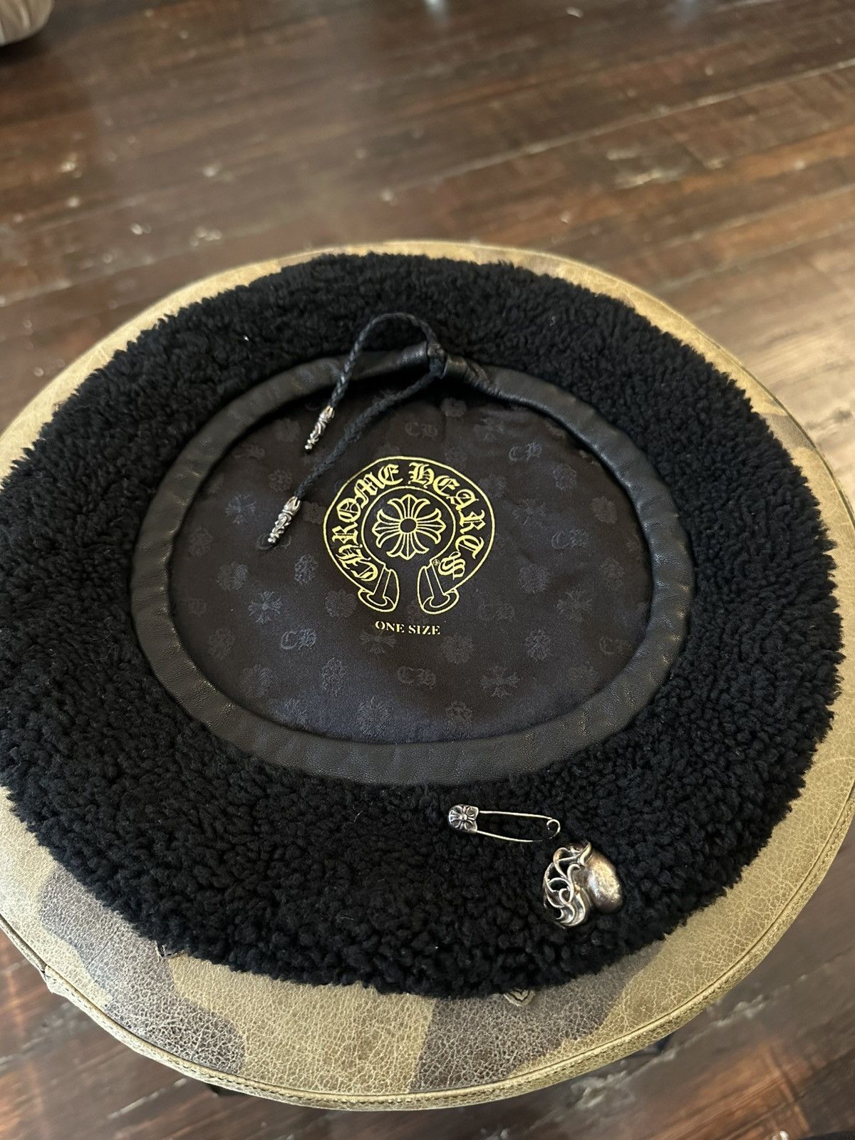 Chrome Hearts CHROME HEARTS FURR BERRET Size ONE SIZE - 2 Thumbnail