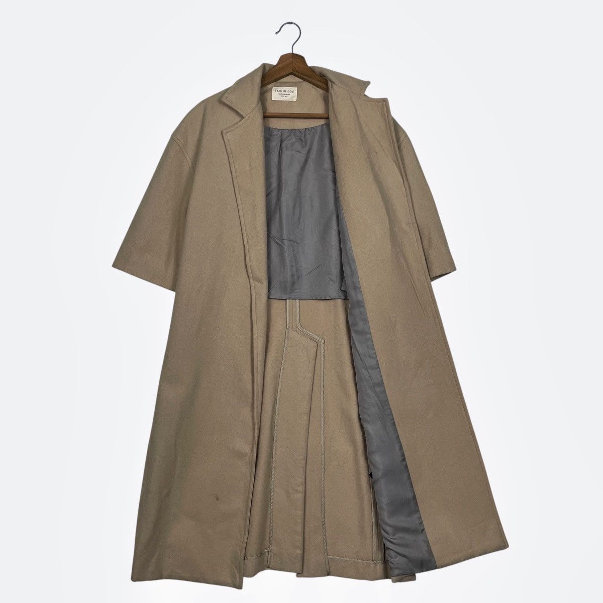 Fear of God Fear Of God Fourth Collection Short Sleeve Wool Brown Coat Size US S / EU 44-46 / 1 - 9 Thumbnail