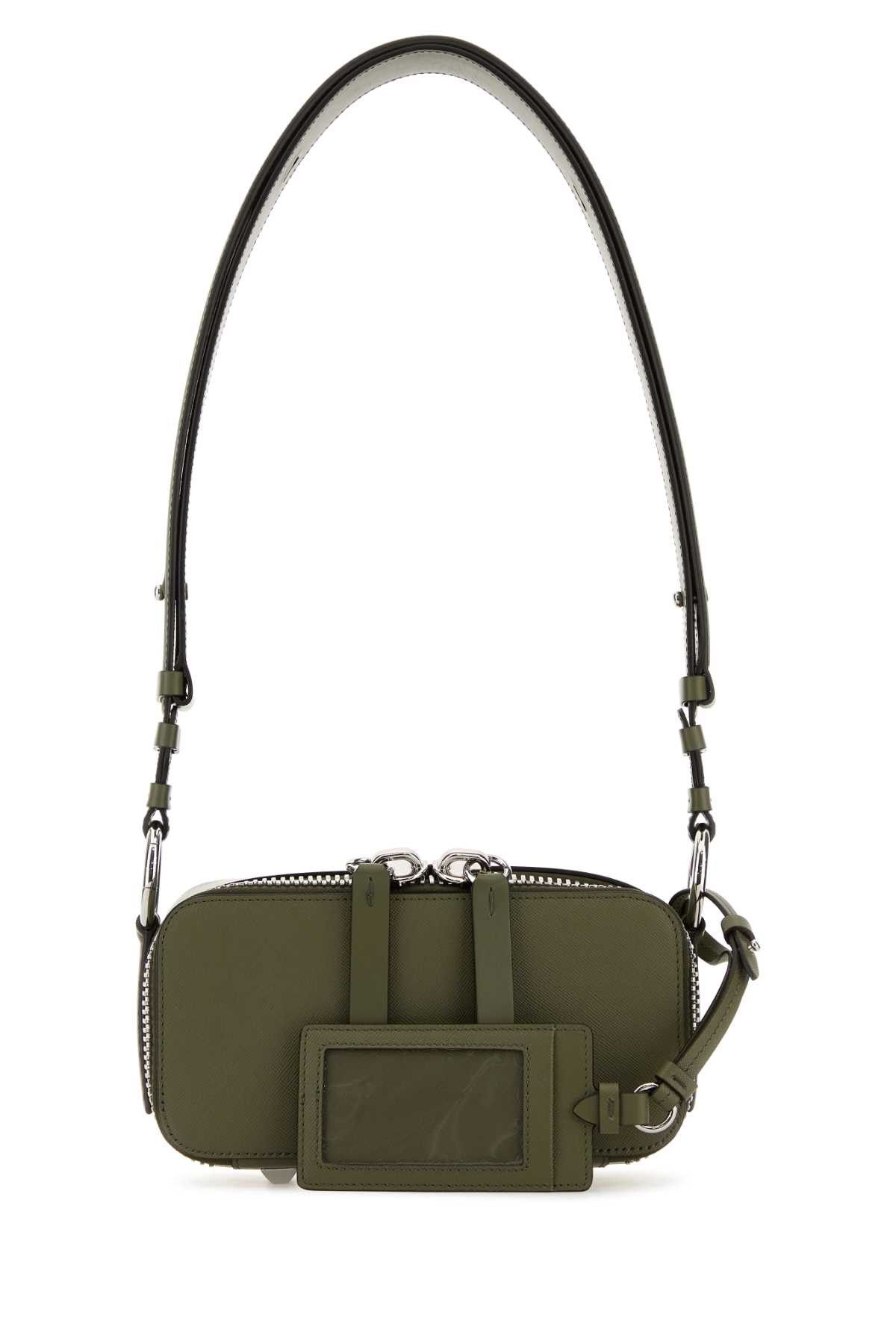 Maison Margiela Army Green Leather Shoulder Bag Size ONE SIZE - 1 Thumbnail