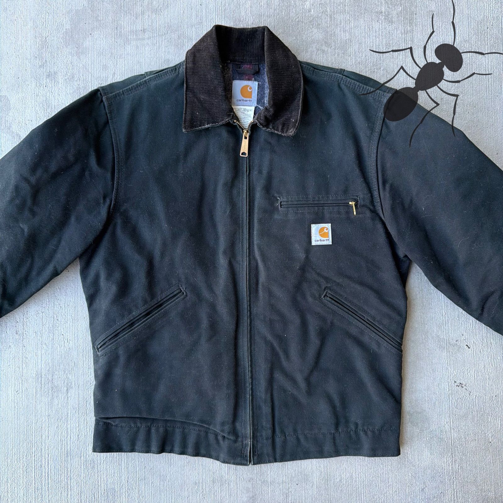 Carhartt × Vintage Carhartt J01 black Detroit work wear jacket Size US S / EU 44-46 / 1 - 3 Thumbnail