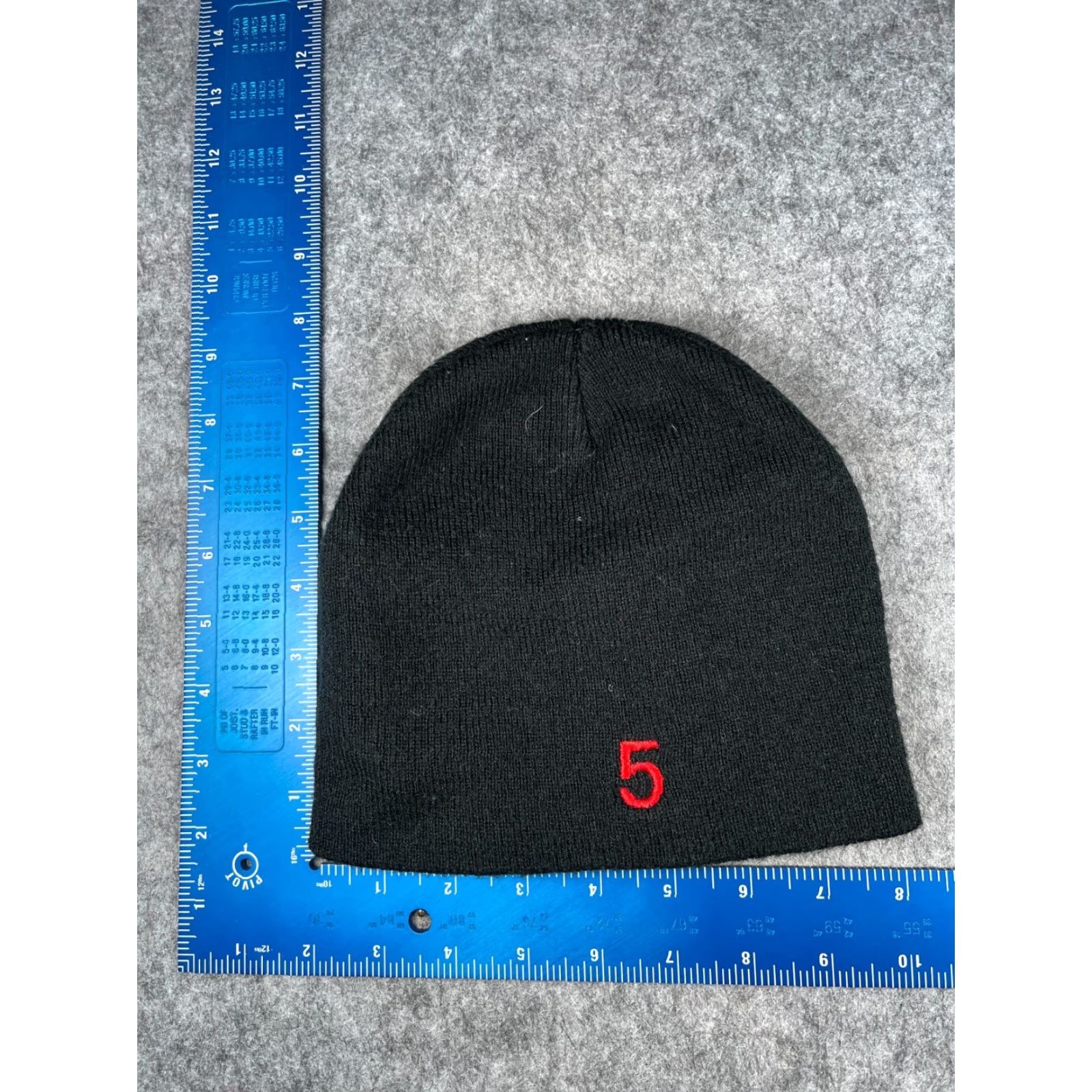 Vintage Thorp Tigers Highschool Beanie Toque Adult One Size Black Knit 100% Acrylic #5 Size ONE SIZE - 4 Thumbnail