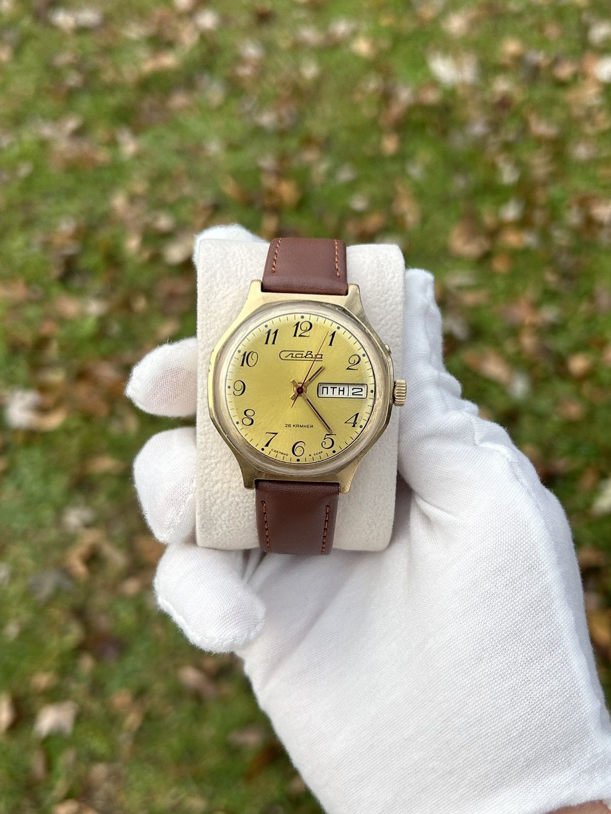 Other Vintage Watch Slava Made In USSR Soviet Mechanical 1980s Size ONE SIZE - 11 Thumbnail