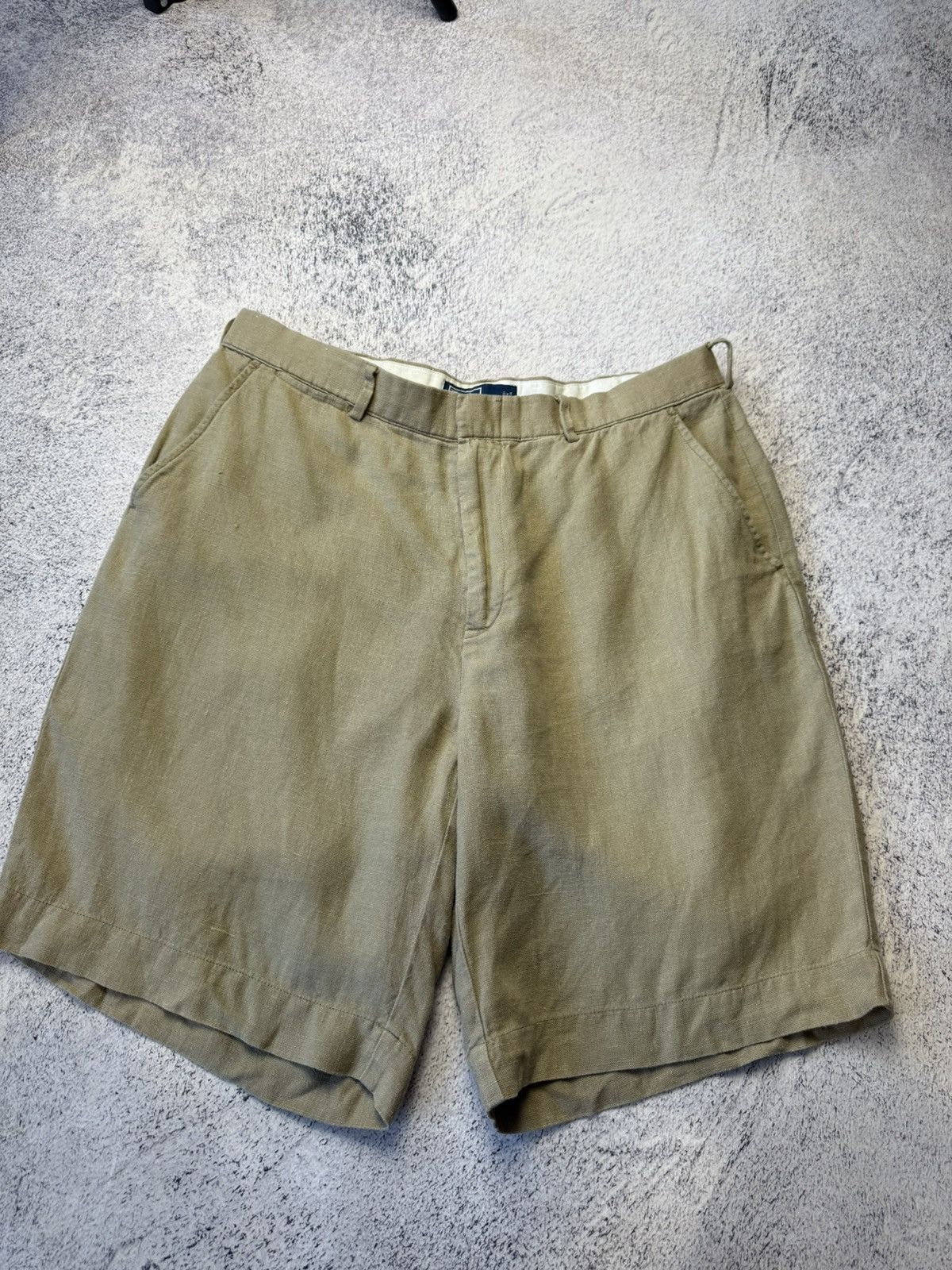 Polo Ralph Lauren Vintage Polo Ralph Lauren Linen Shorts Old Money Size 34 Size US 34 / EU 50 - 8 Thumbnail