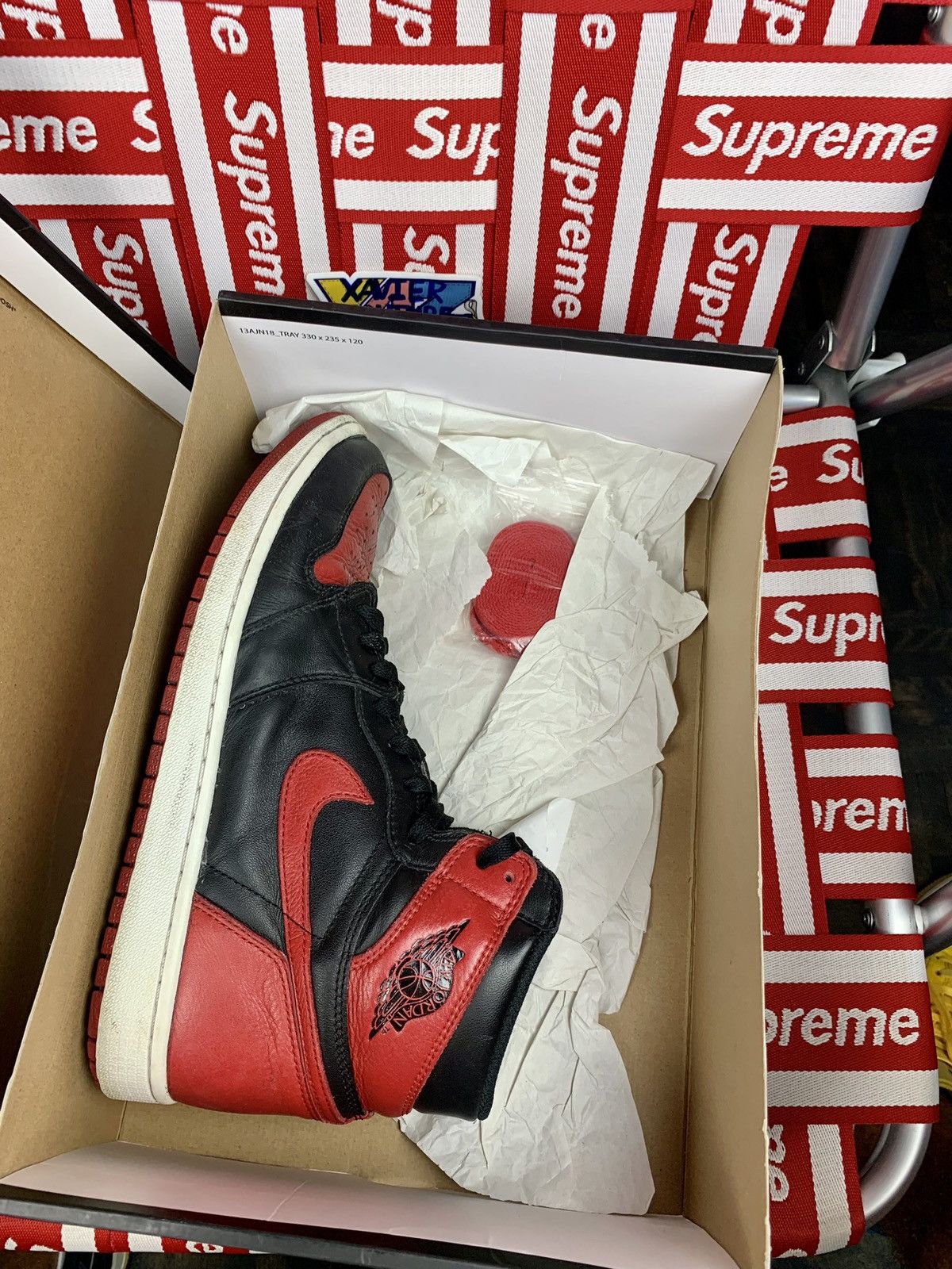 Jordan Brand × Nike Jordan 1 Retro High Bred Banned (2016) Size 11 Size US 11 / EU 44 - 6 Thumbnail