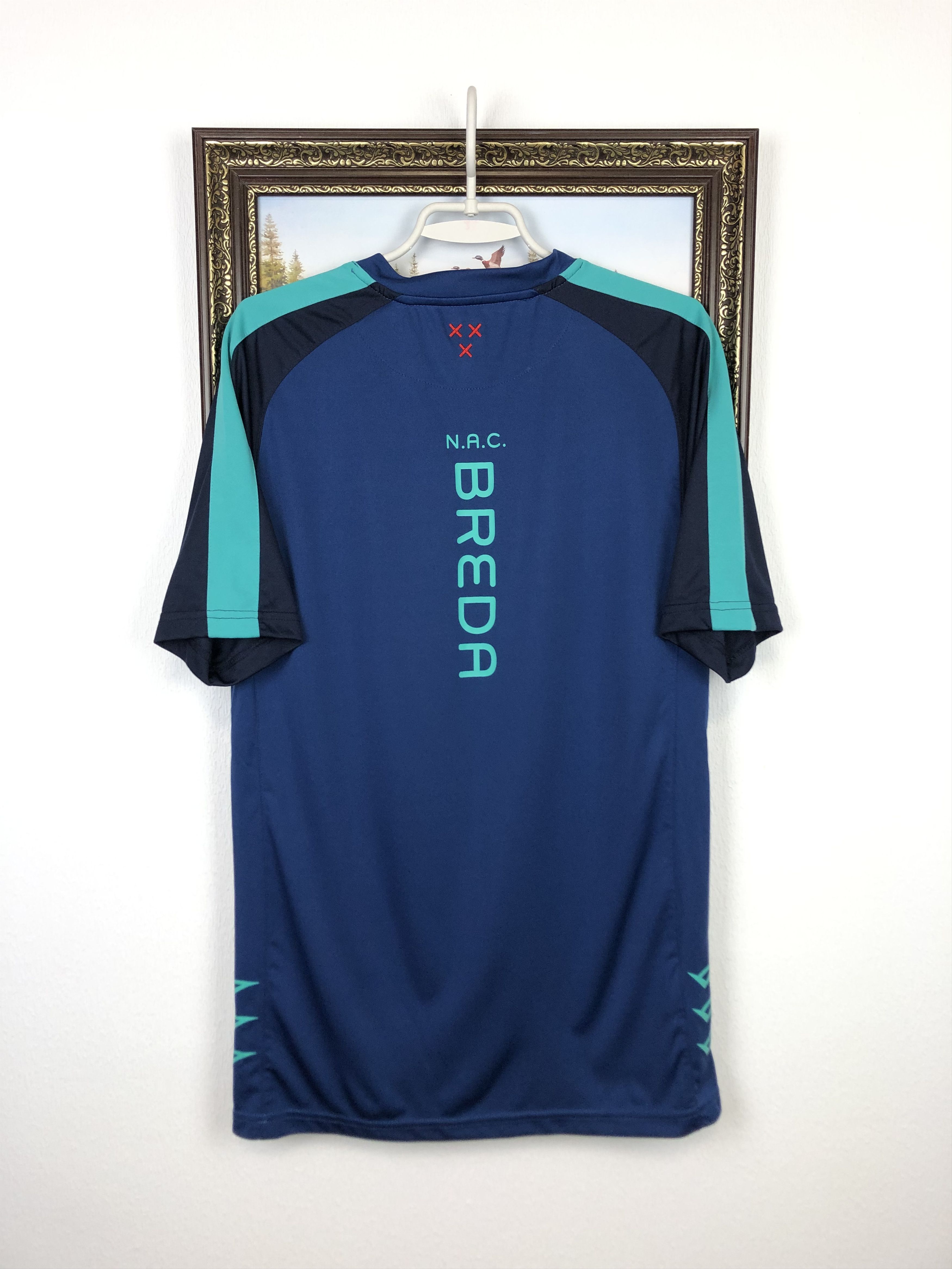 Vintage NAC Breda Football Shirt Soccer Train Jersey Trikot Tee Hype Size US L / EU 52-54 / 3 - 12 Thumbnail