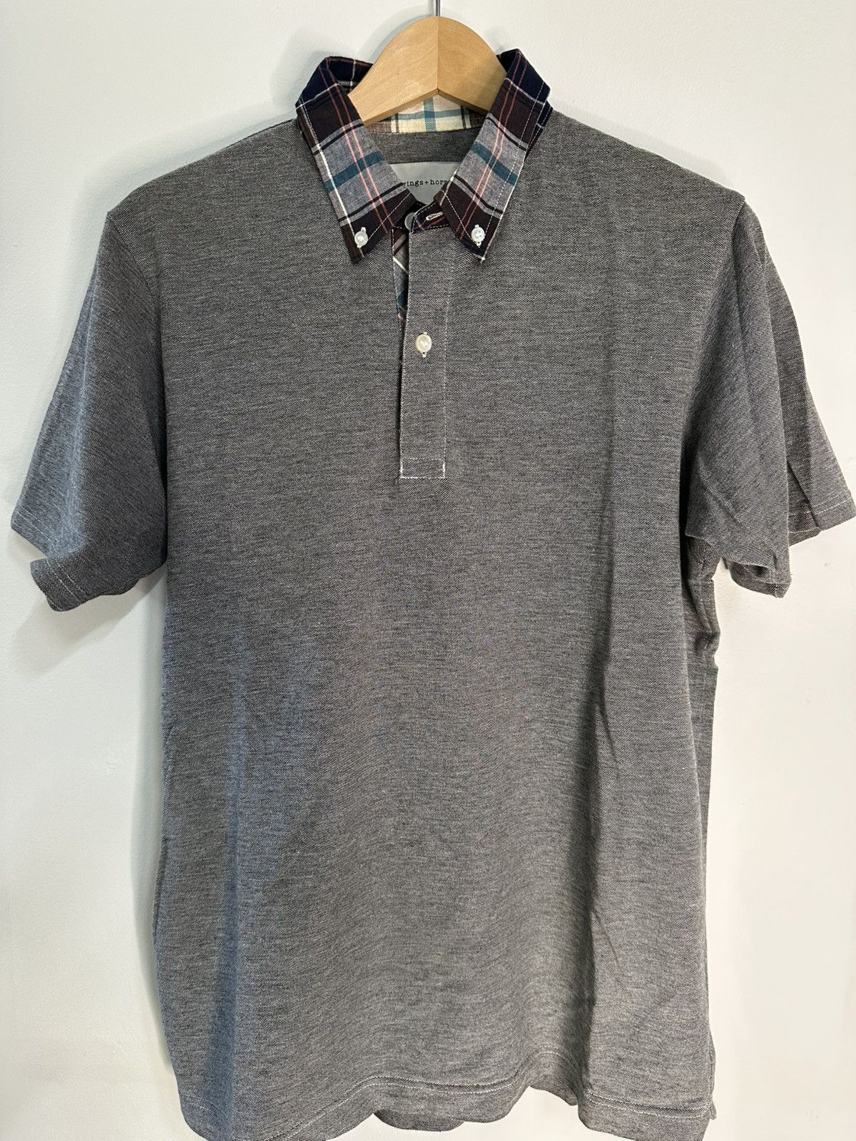 Wings + Horns Wings + Horns Polo Plaid Collar Size US M / EU 48-50 / 2 - 1 Thumbnail