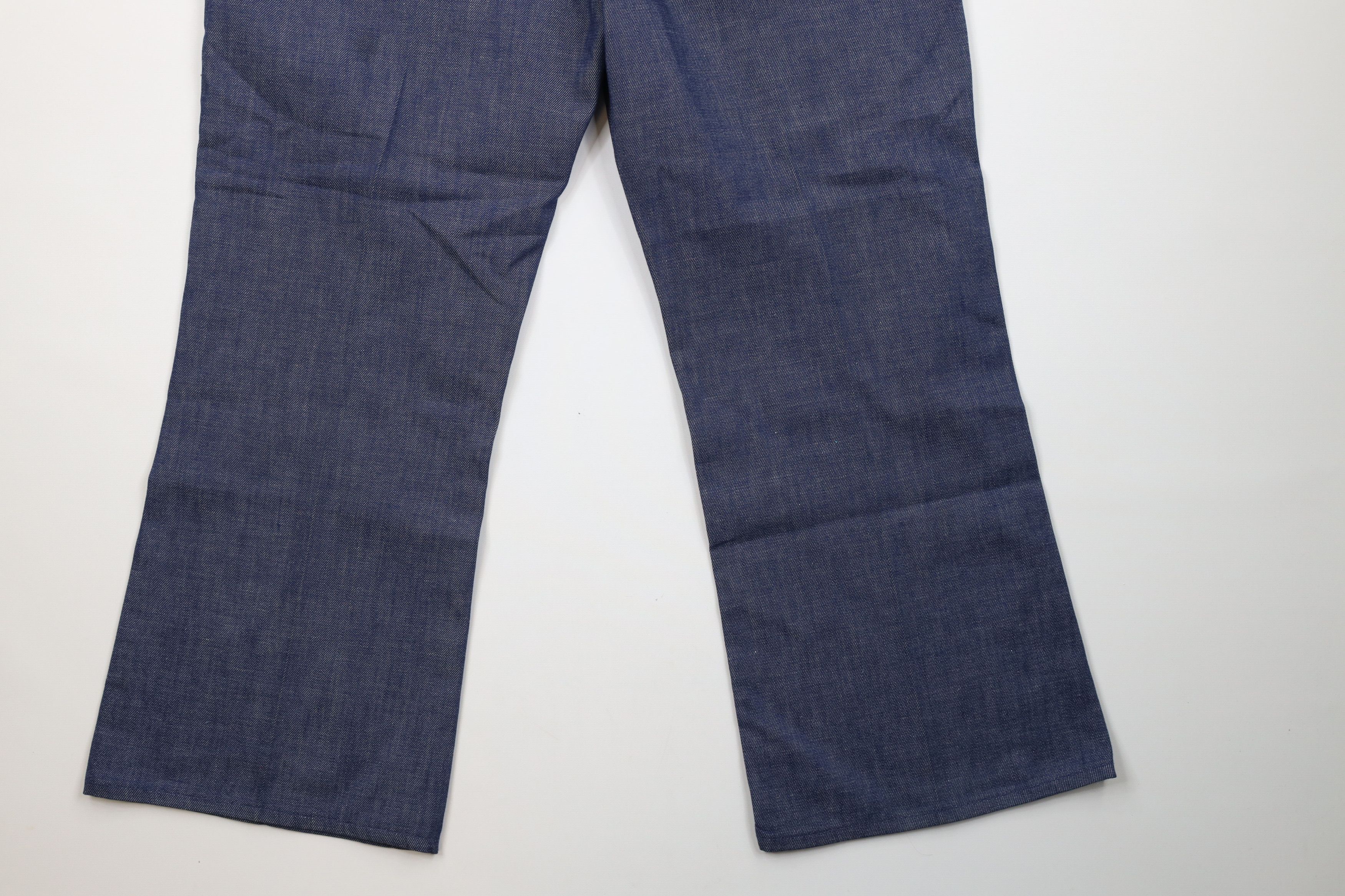 Vintage Vintage 70s Streetwear Wide Leg Bell Bottoms Jeans Blue USA Size US 34 / EU 50 - 11 Thumbnail
