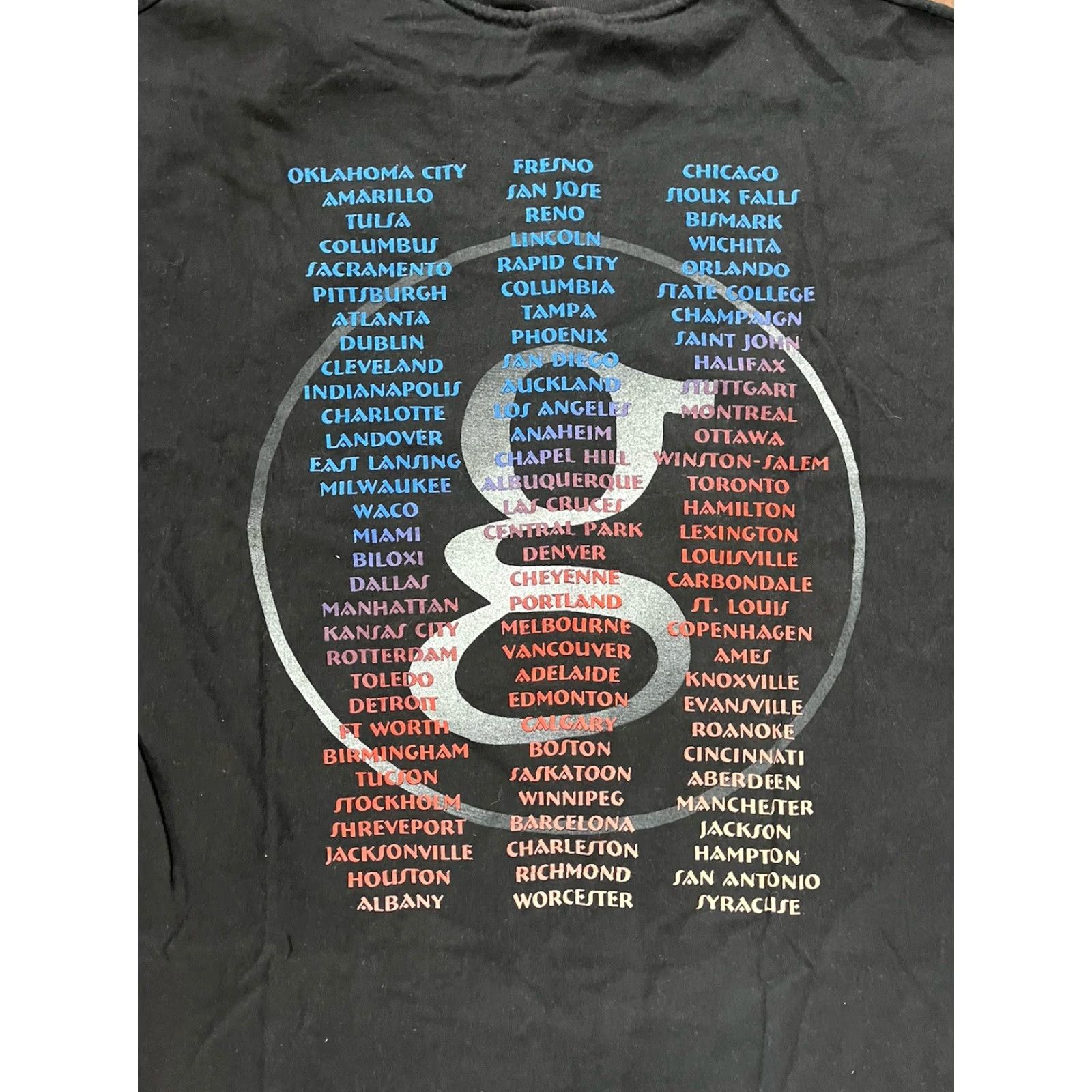 Hanes VINTAGE Garth Brooks Fresh Horses Tour 1996 Mens XL Country T-Shirt Black Big Face Size US XL / EU 56 / 4 - 6 Thumbnail