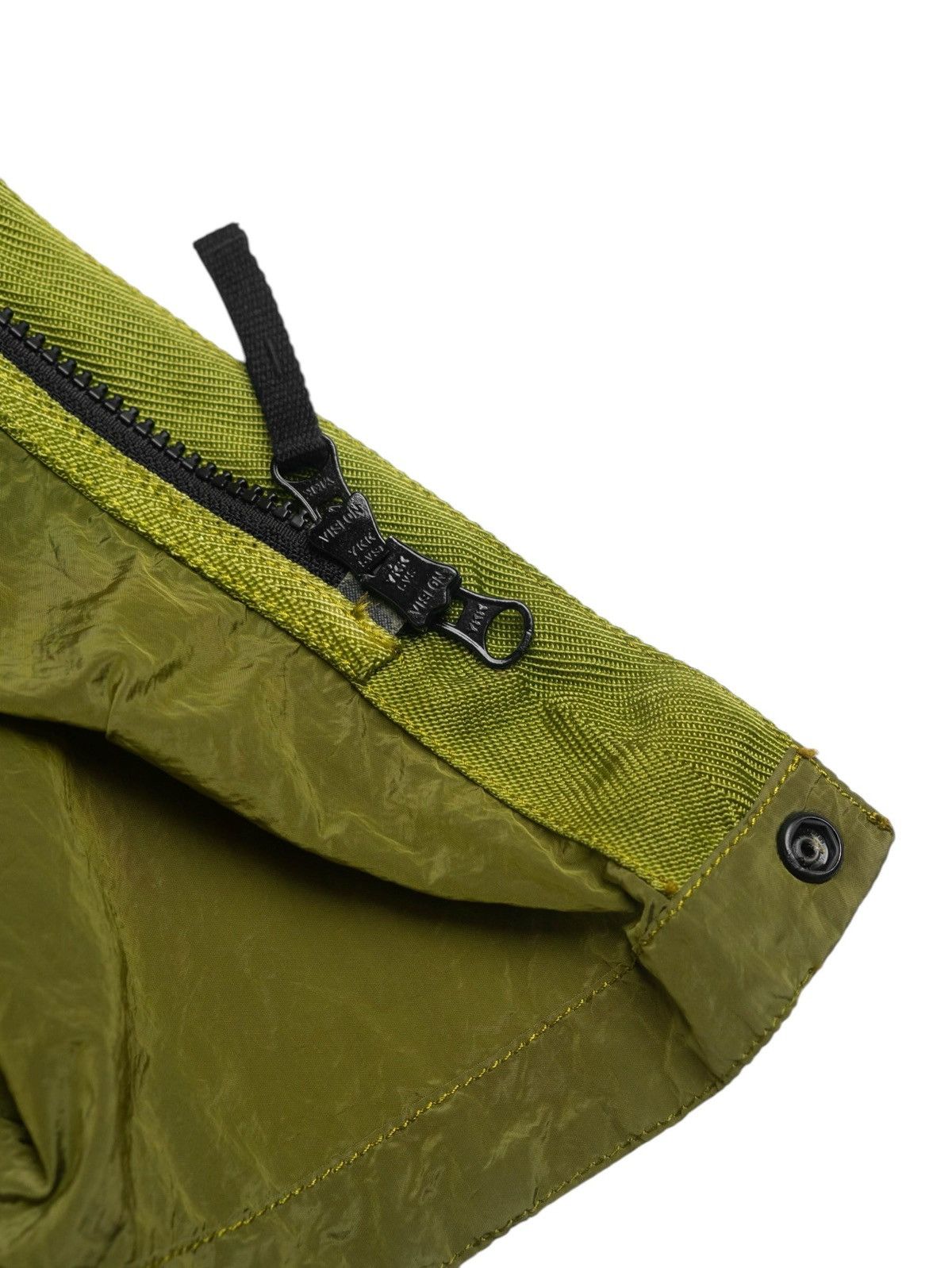 Stone Island Stone Island ss2015 Green nylon metal overshirt Size US S / EU 44-46 / 1 - 5 Thumbnail