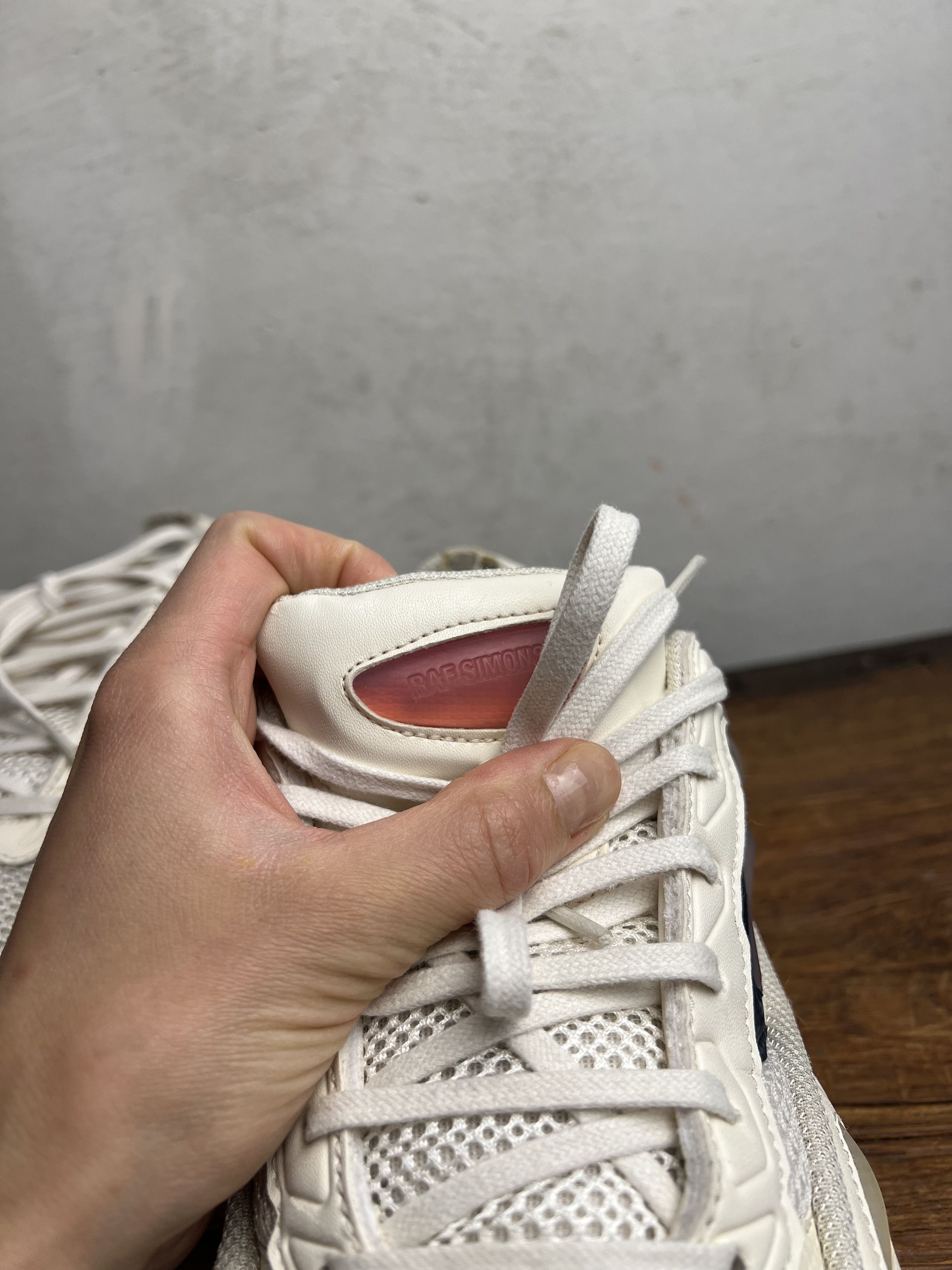 Adidas × Raf Simons Raf Simons x Adidas Ozweego 2 Chalk white Sneakers Size US 11 / EU 44 - 13 Thumbnail
